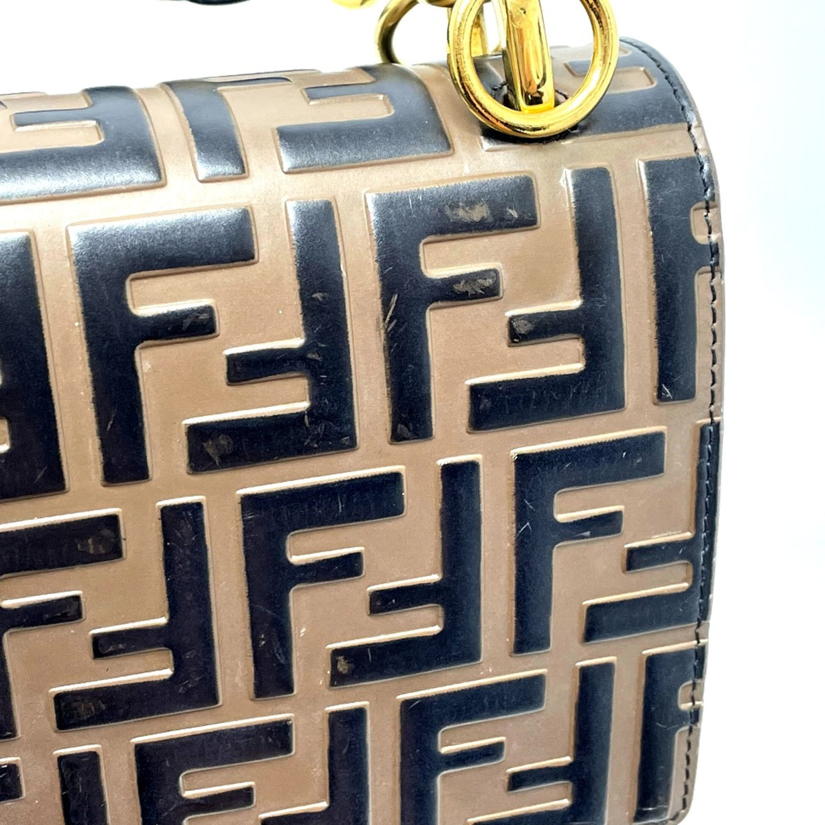 Fendi Brown Leather Handbag (Pre-Owned)