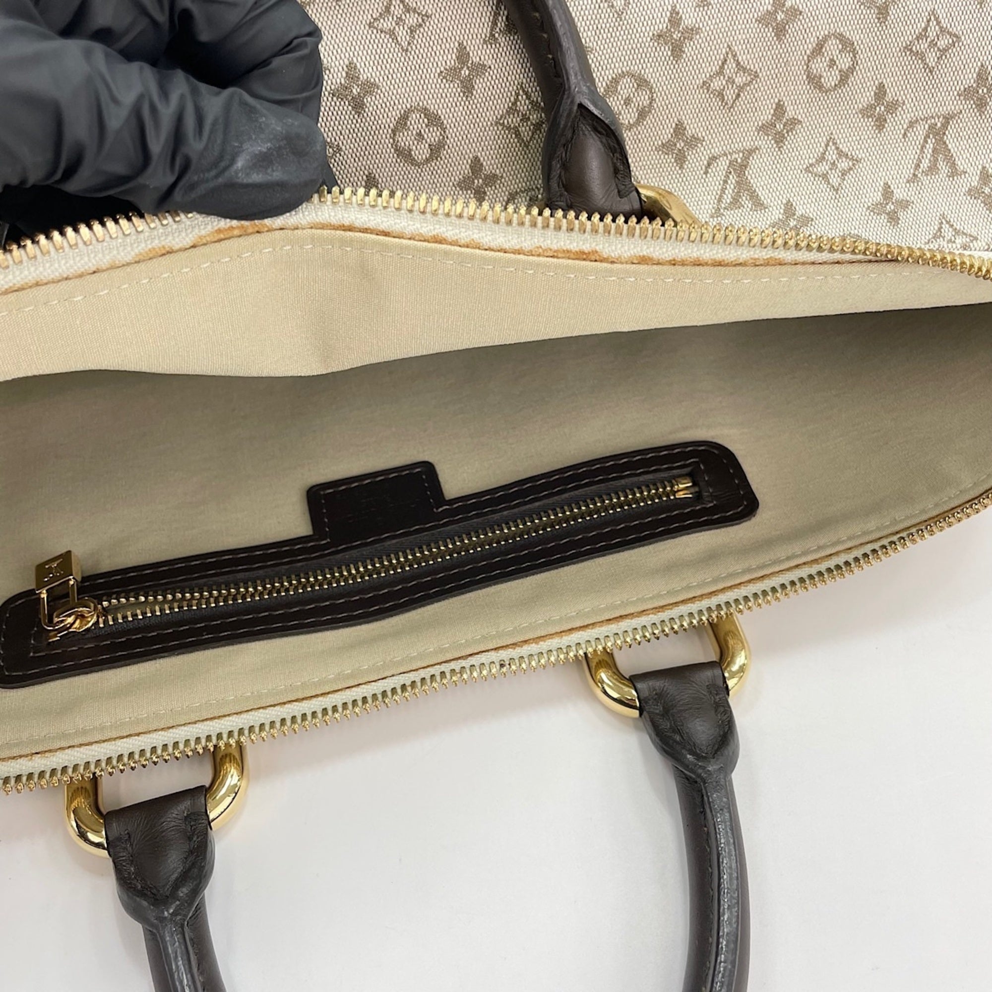 Louis Vuitton Khaki Handbag (Pre-Owned)