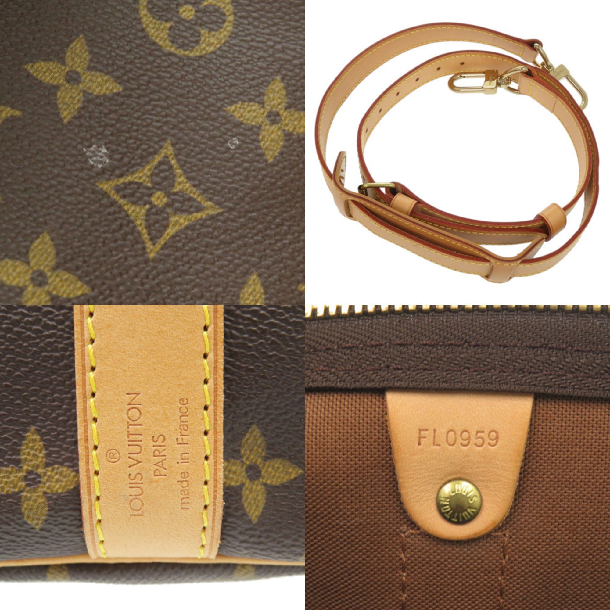 Louis Vuitton Brown Monogram Monogram Boston Bag (Pre-Owned)