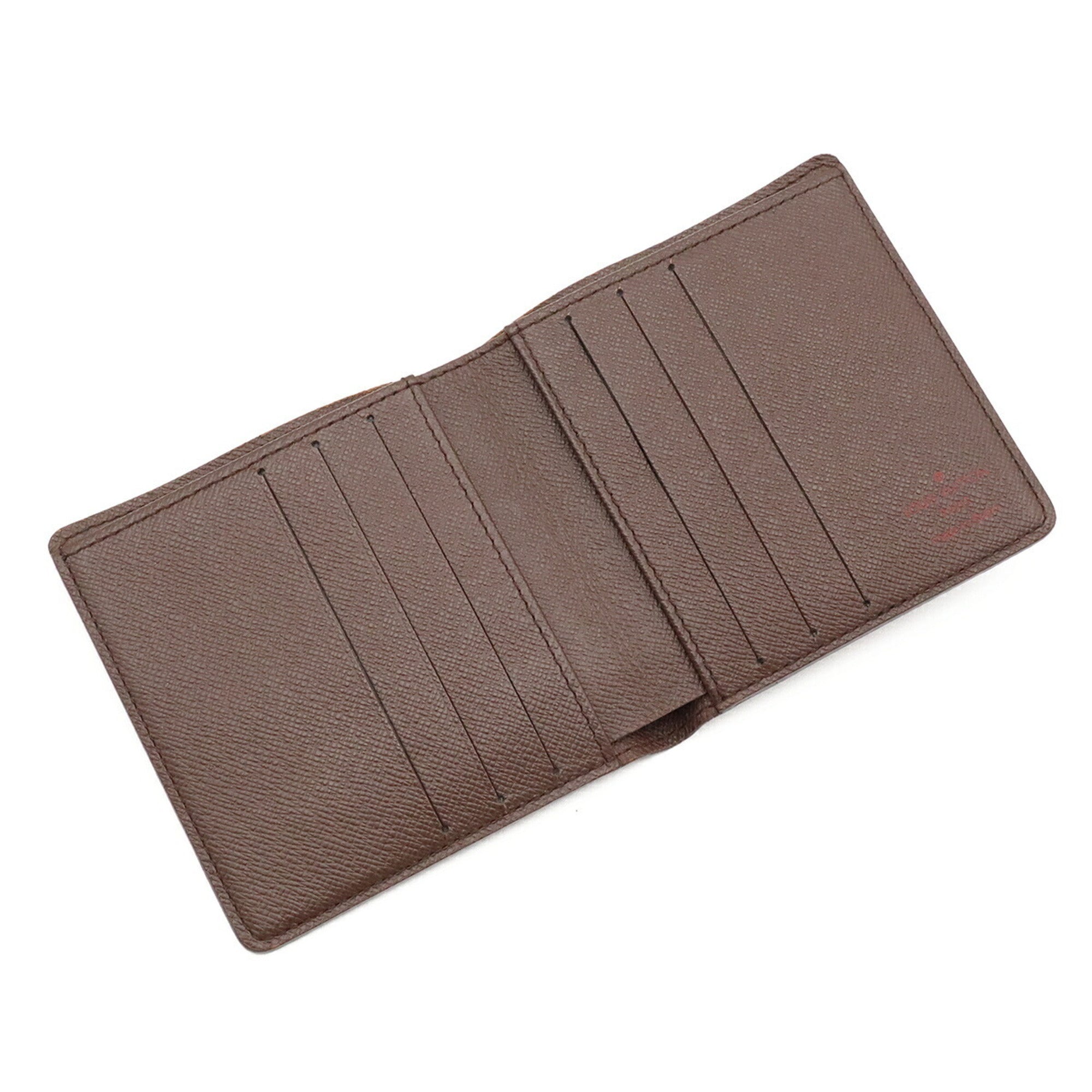 Louis Vuitton Brown Pvc Coated Canvas Bill Wallet (Bi-Fold) (Pre-Owned)