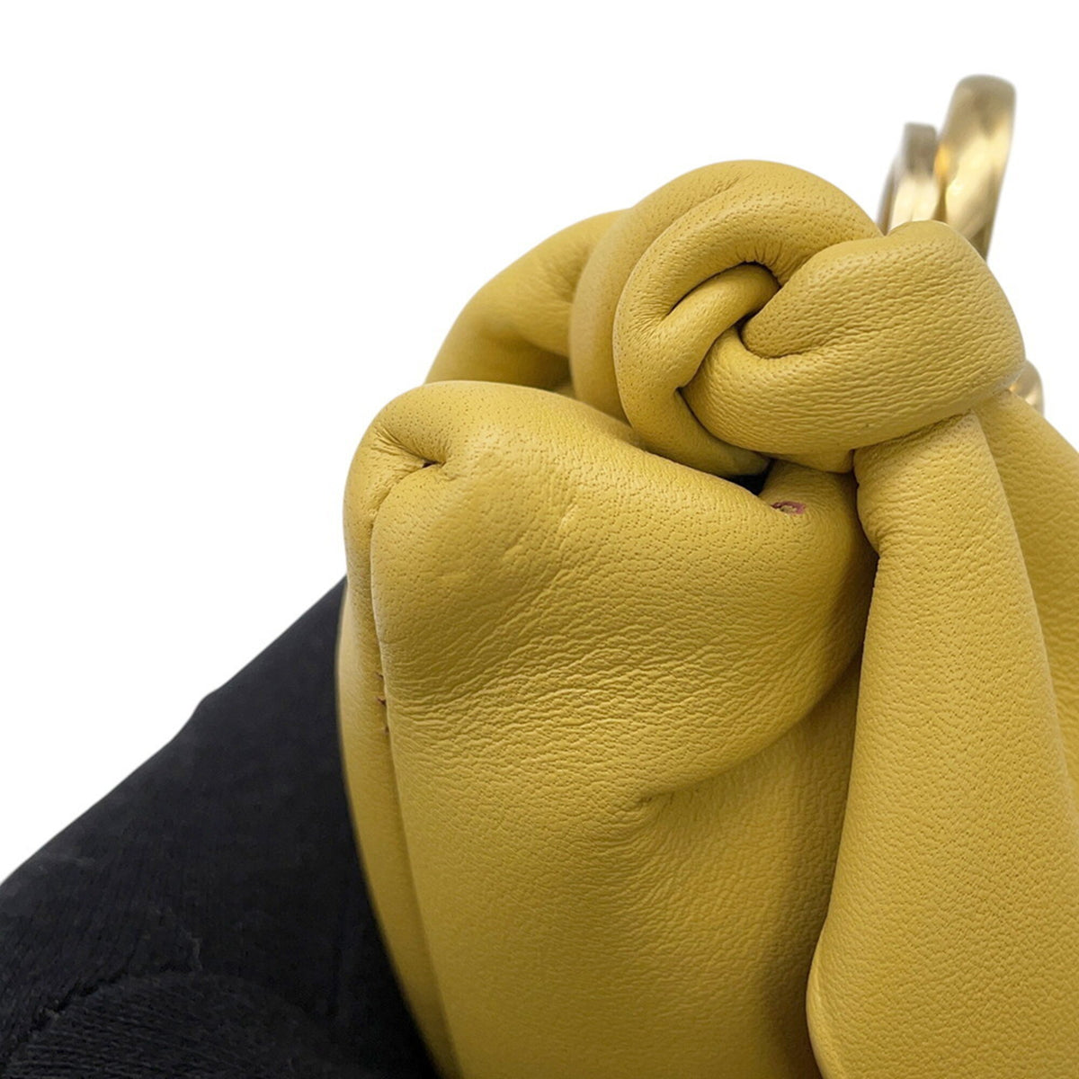 Loewe Yellow Leather Handbag Pouch (Pre-Owned)