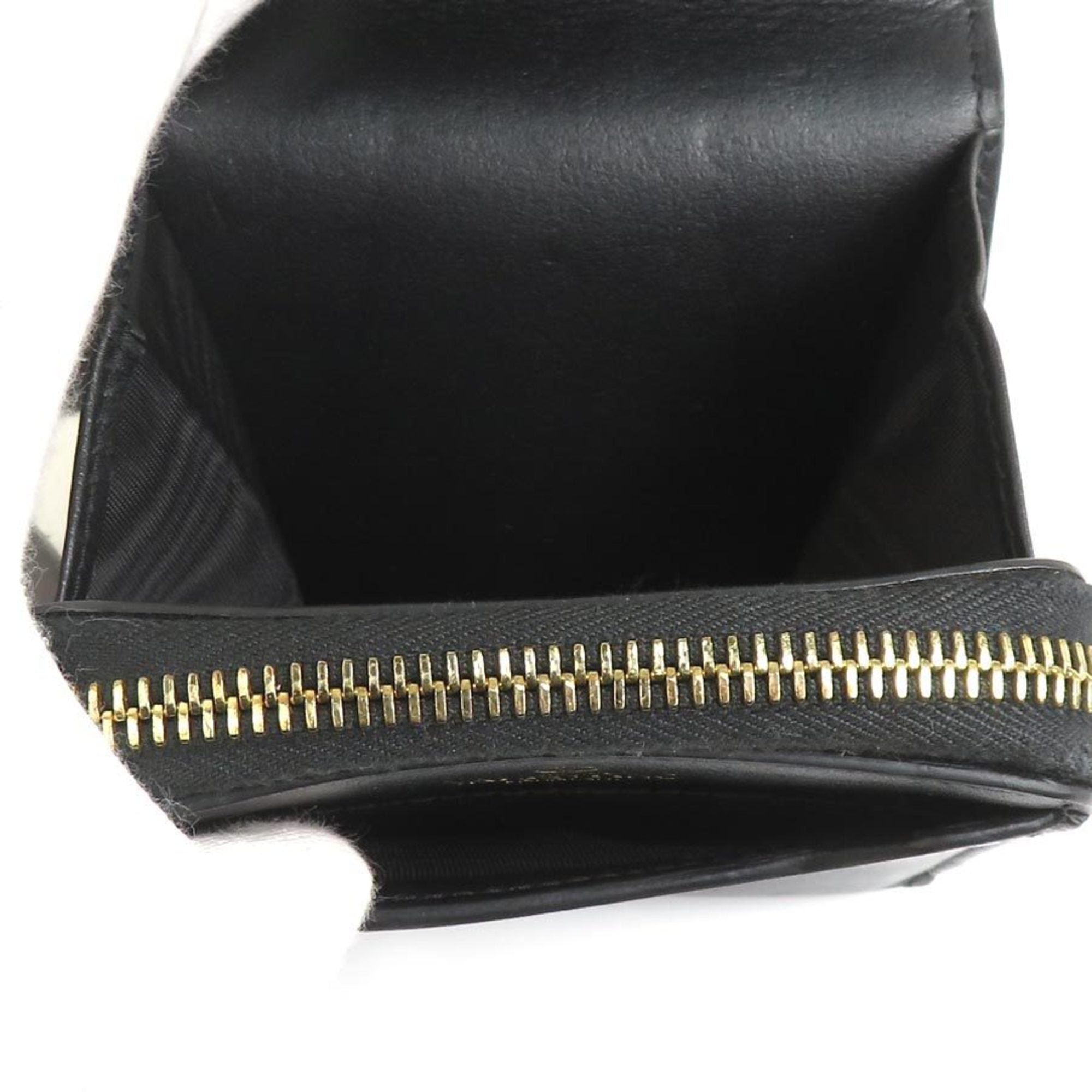 Valentino Garavani Black Leather Coin Purse/Coin Case (Pre-Owned)