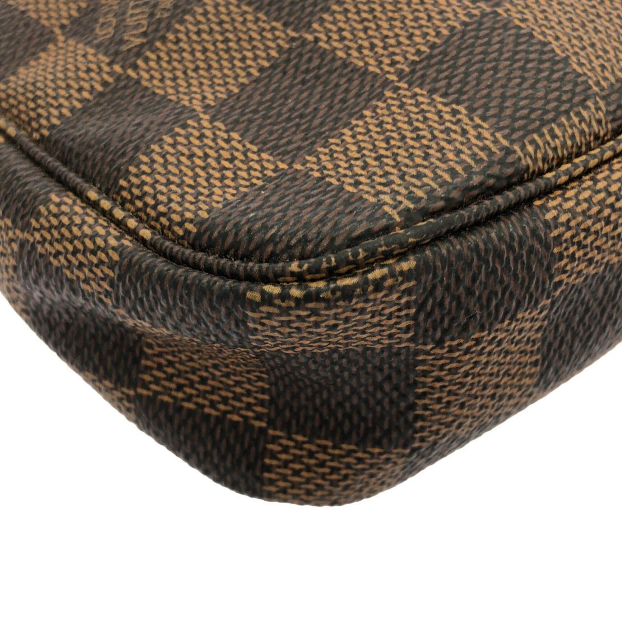 Louis Vuitton Ebene Coated Canvas Pochette Pouch (Pre-Owned)