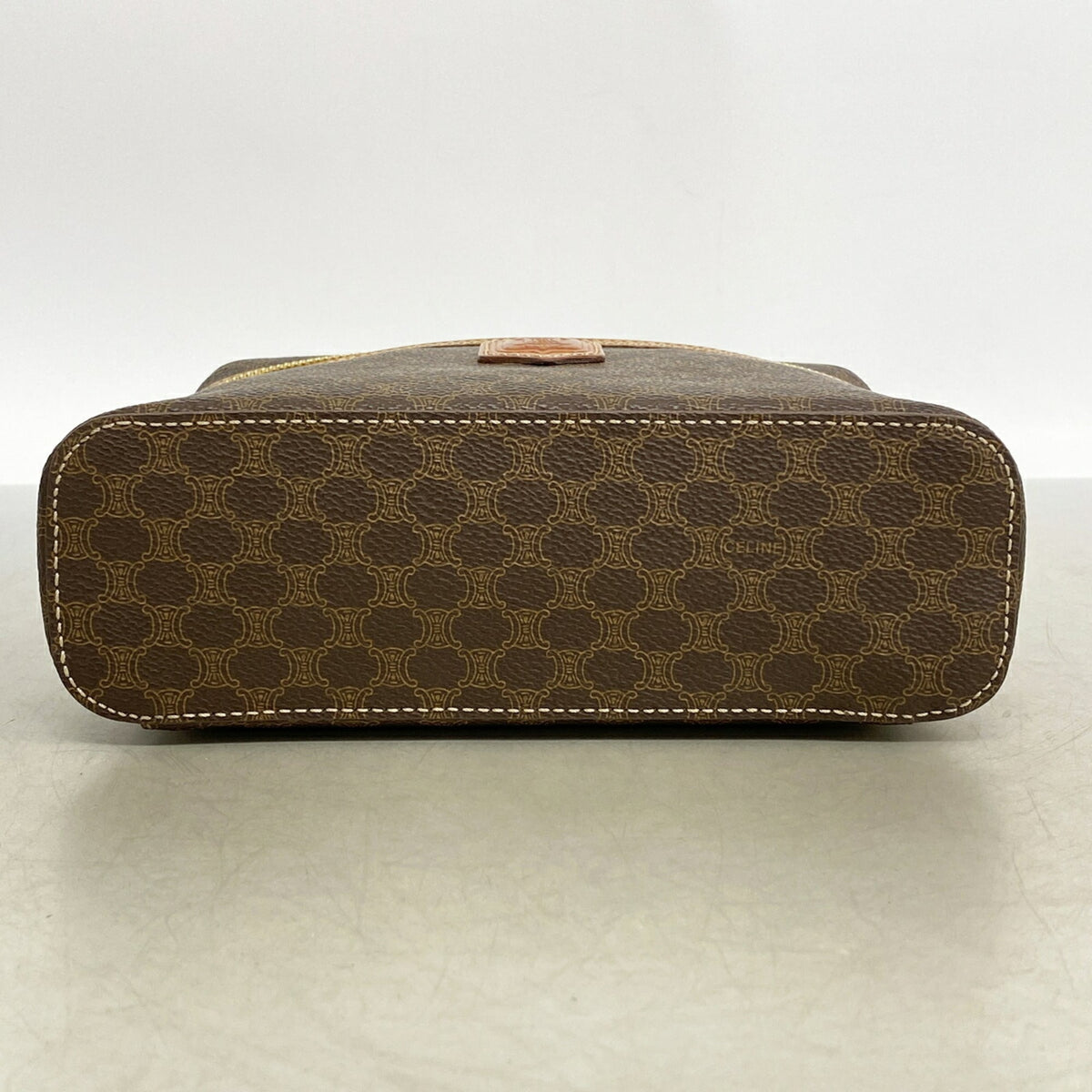 Celine Brown Pvc Vanity Bag (Pre-Owned)