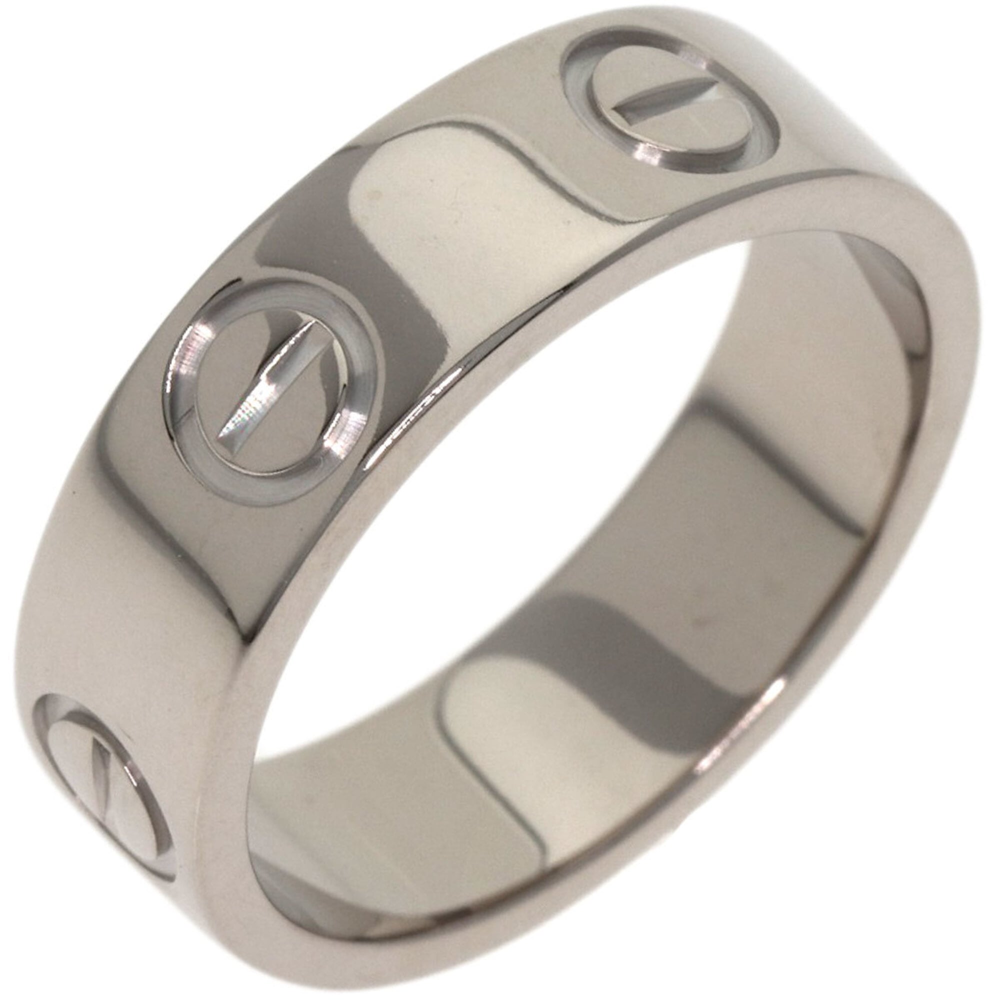 Cartier White Gold White Gold (18K) Band Ring (Pre-Owned)
