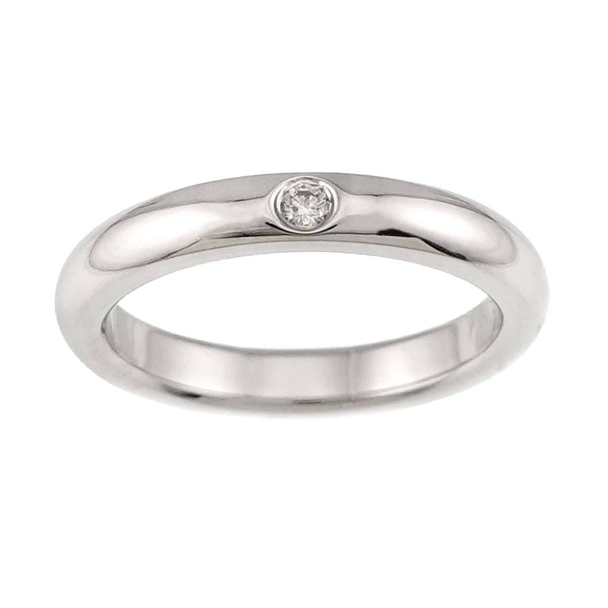 Tiffany Platinum Platinum 950 Band Ring (Pre-Owned)