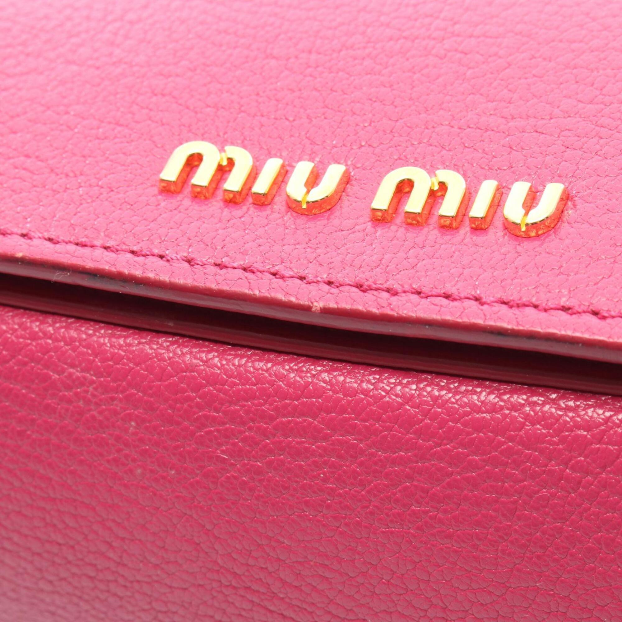Miu Miu Pink Leather Handbag (Pre-Owned)