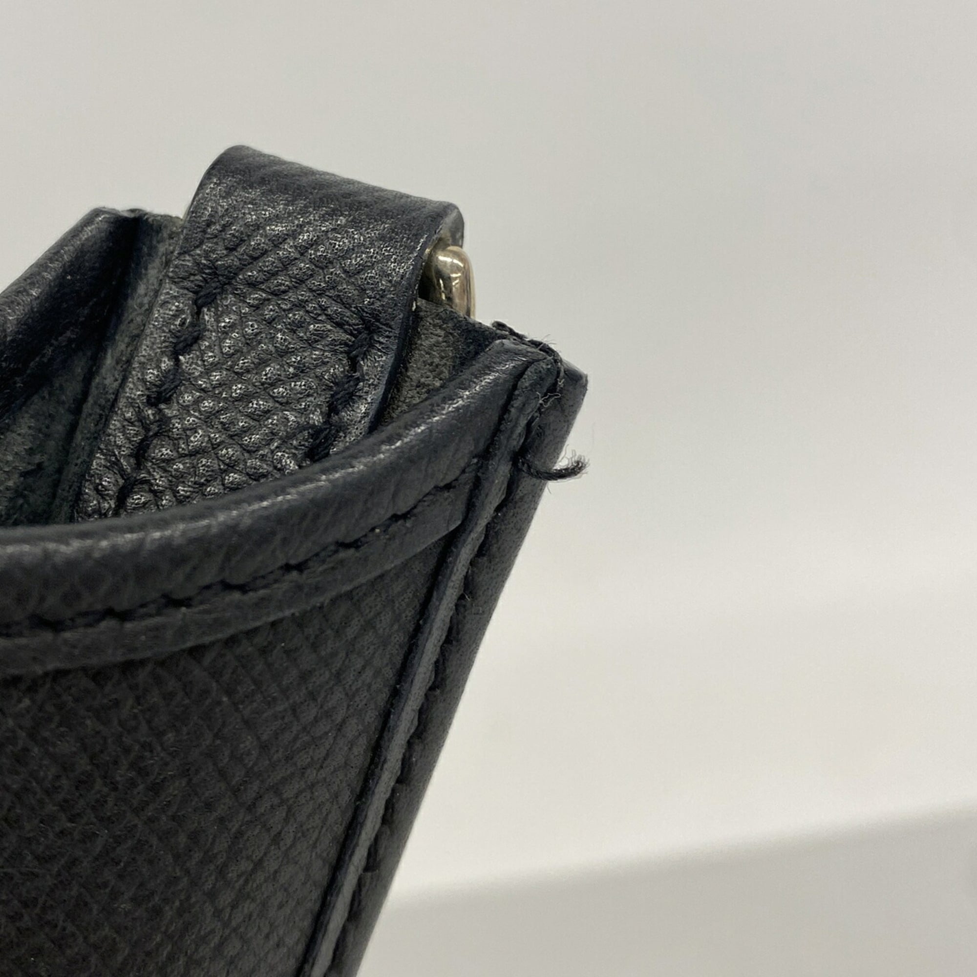 Hermes Black Epsom Leather Leather Shoulder Bag (Pre-Owned)