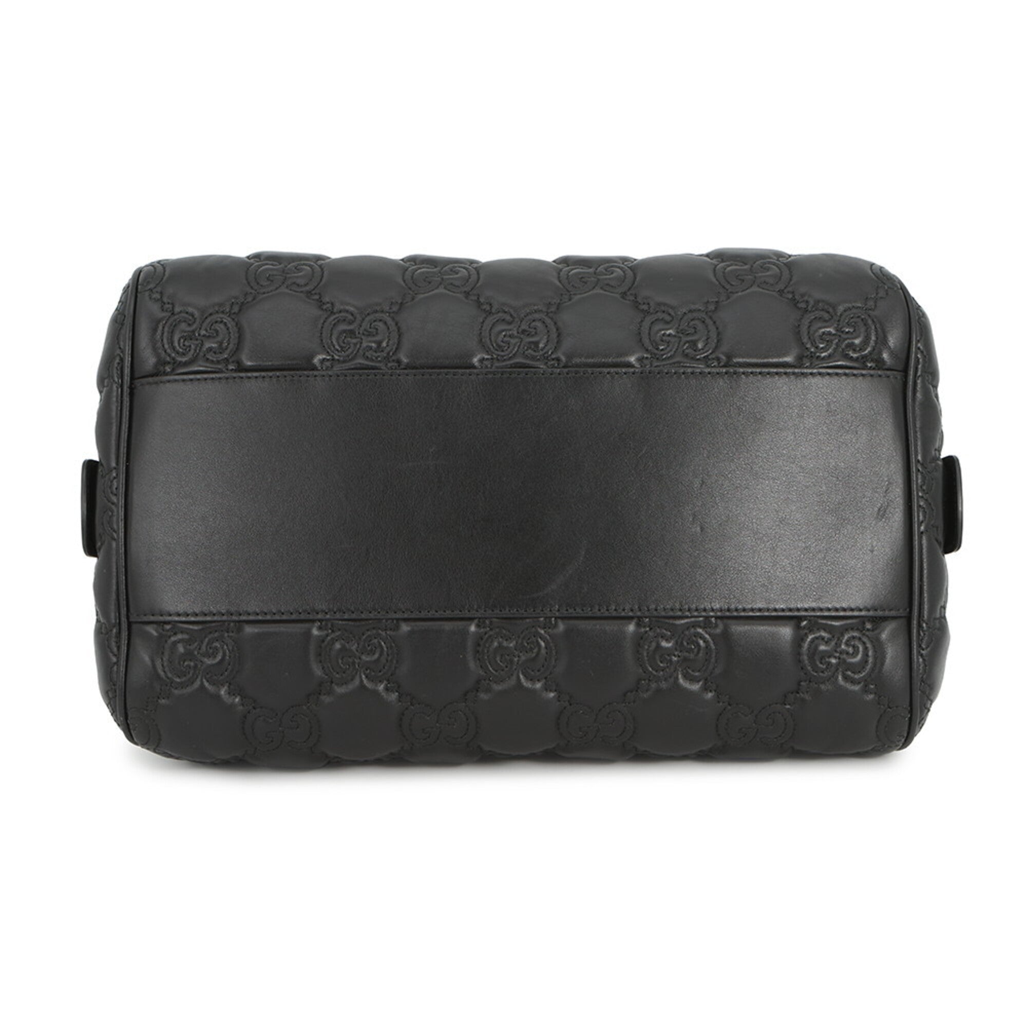 Gucci Black Leather Handbag Shoulder Bag (Pre-Owned)