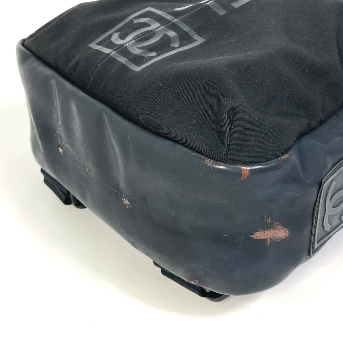 Chanel Black Cloth Backpack (Pre-Owned)