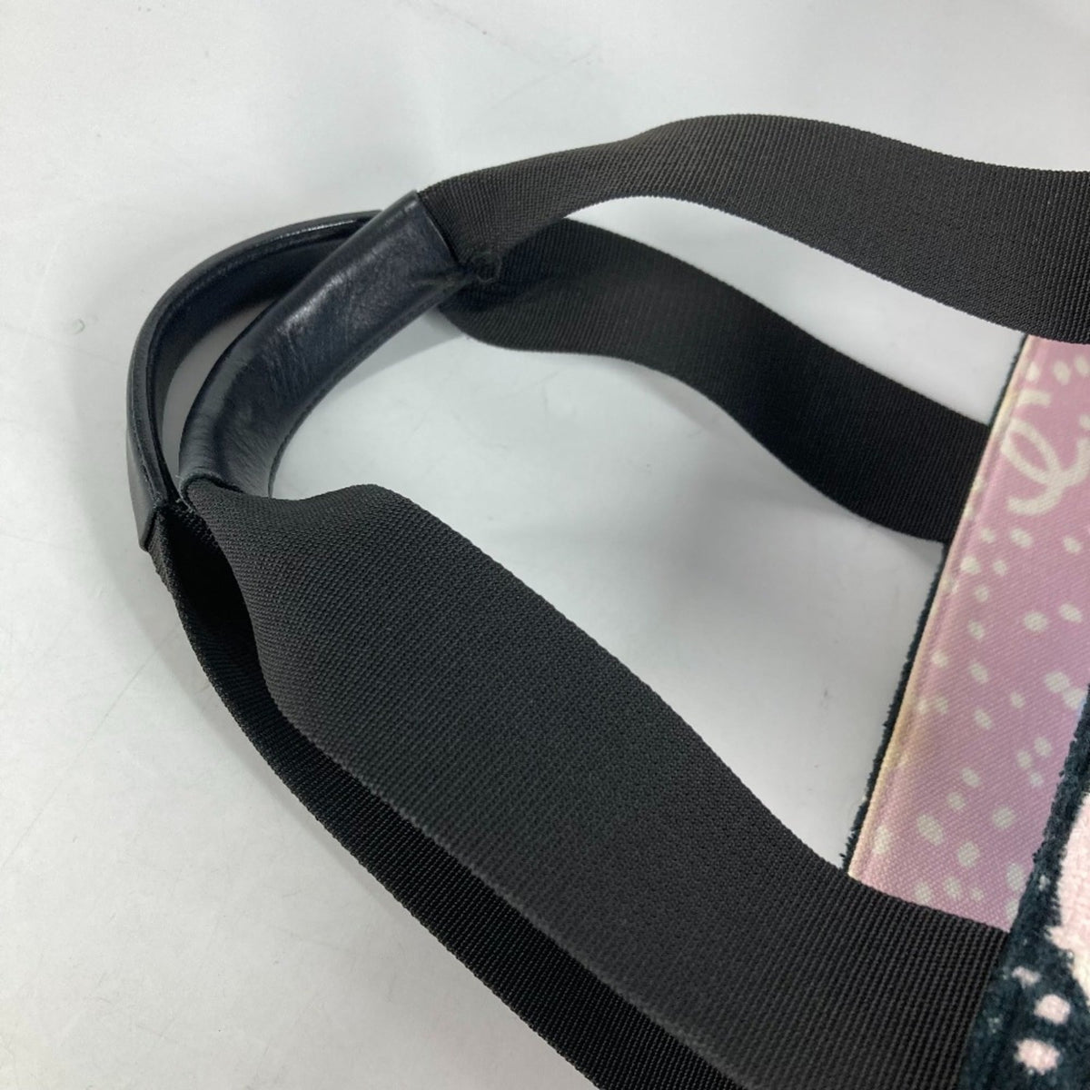 Chanel Pink Cotton Shoulder Bag (Pre-Owned)