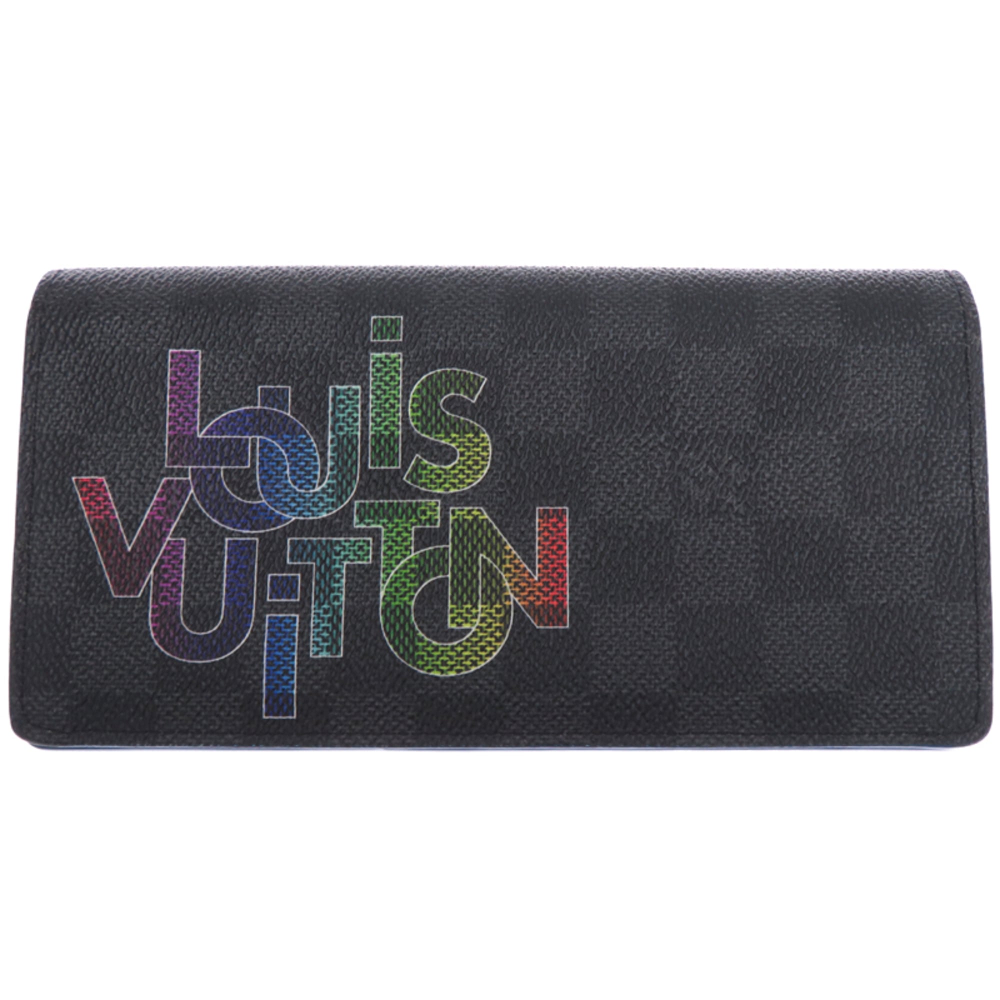 Louis Vuitton Damier Graphite Black Damier Graphite Long Wallet (Bi-Fold) (Pre-Owned)
