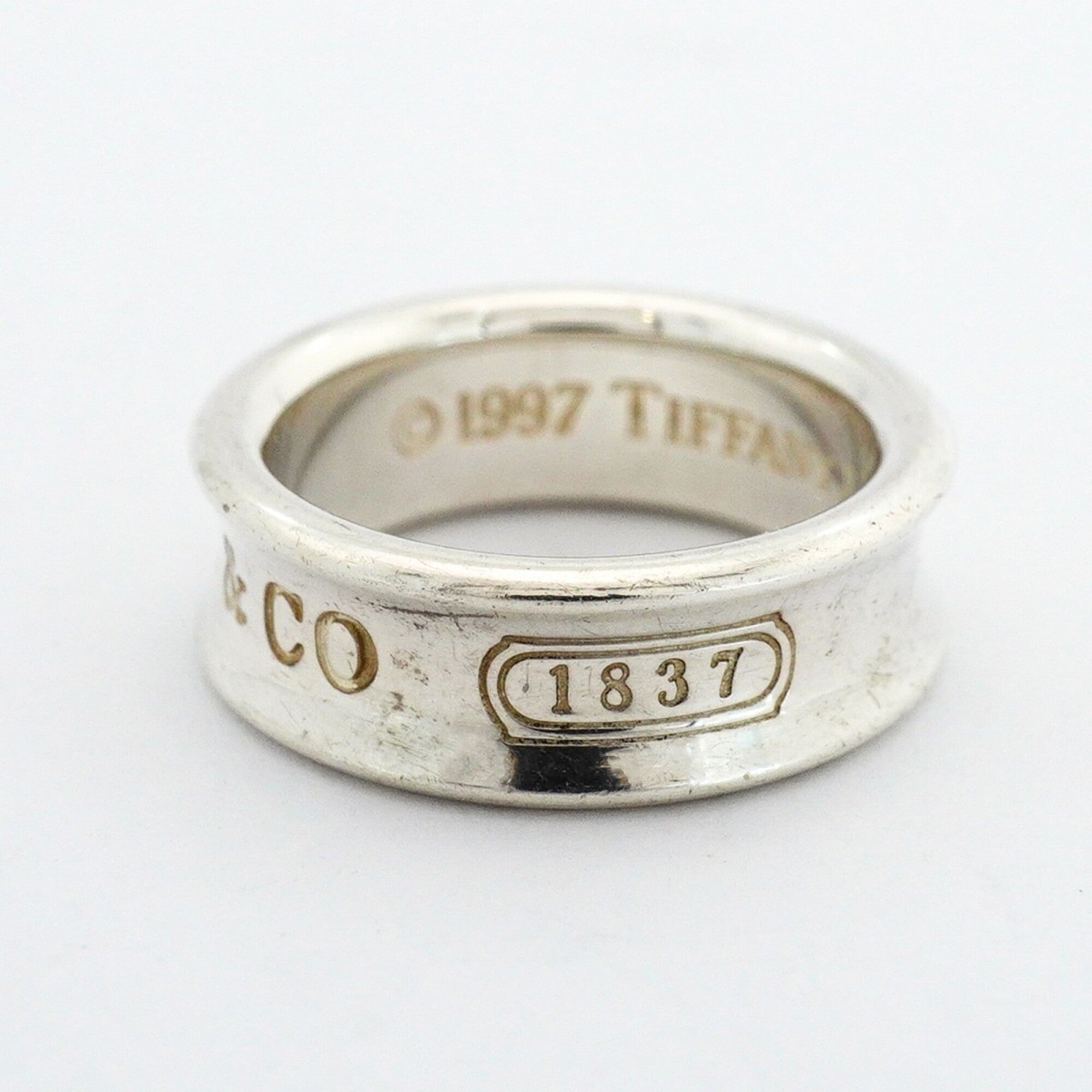 Tiffany Silver 925 Band Ring (Pre-Owned)