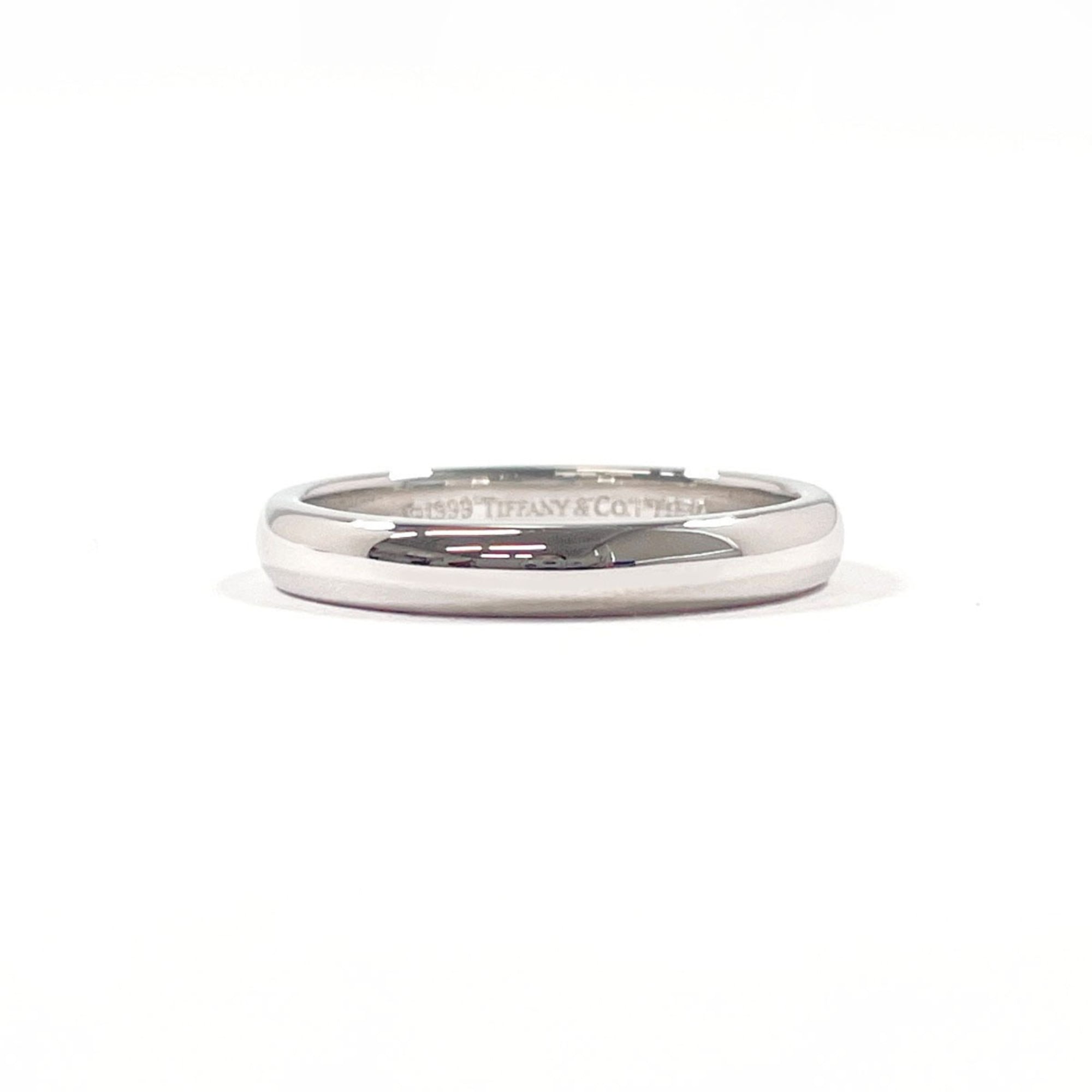 Tiffany Silver Platinum 950 Band Ring (Pre-Owned)