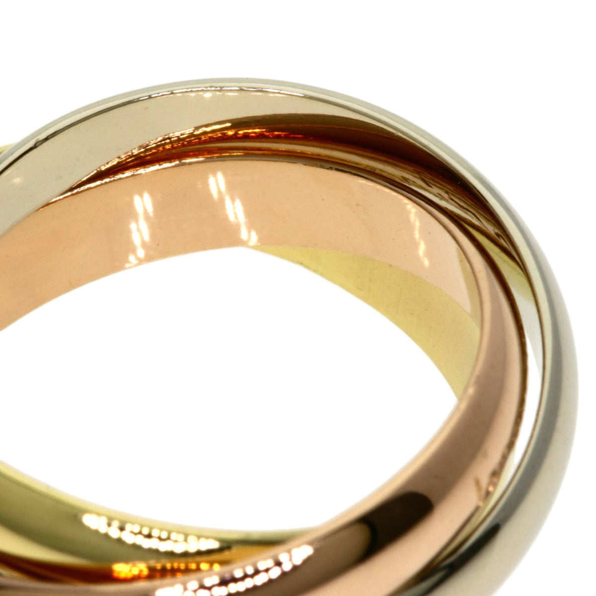 Cartier Trinity Yellow Gold (18K) Pink Gold (18K) White Gold (18K) Band Ring (Pre-Owned)