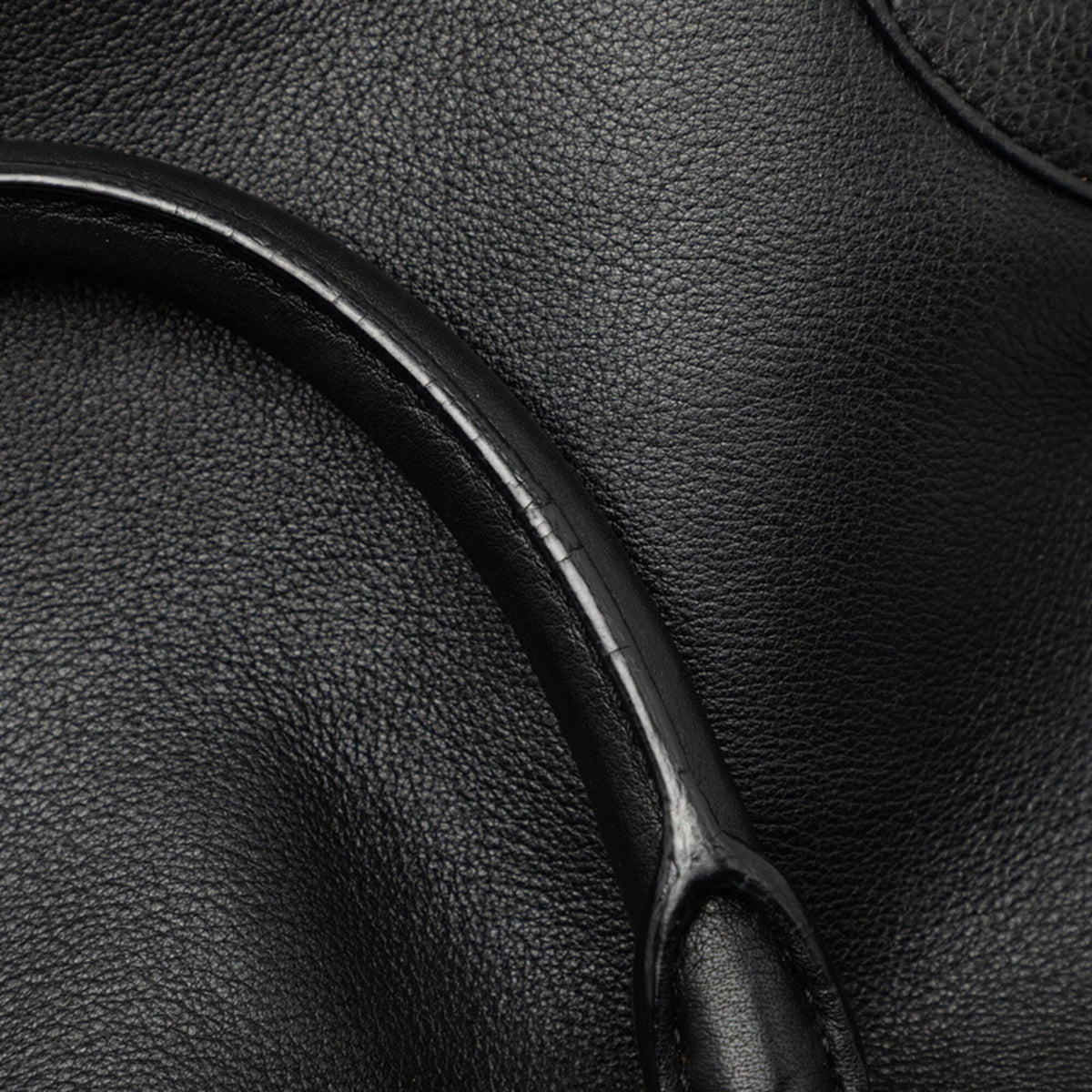 Loewe Black Leather Handbag Shoulder Bag (Pre-Owned)