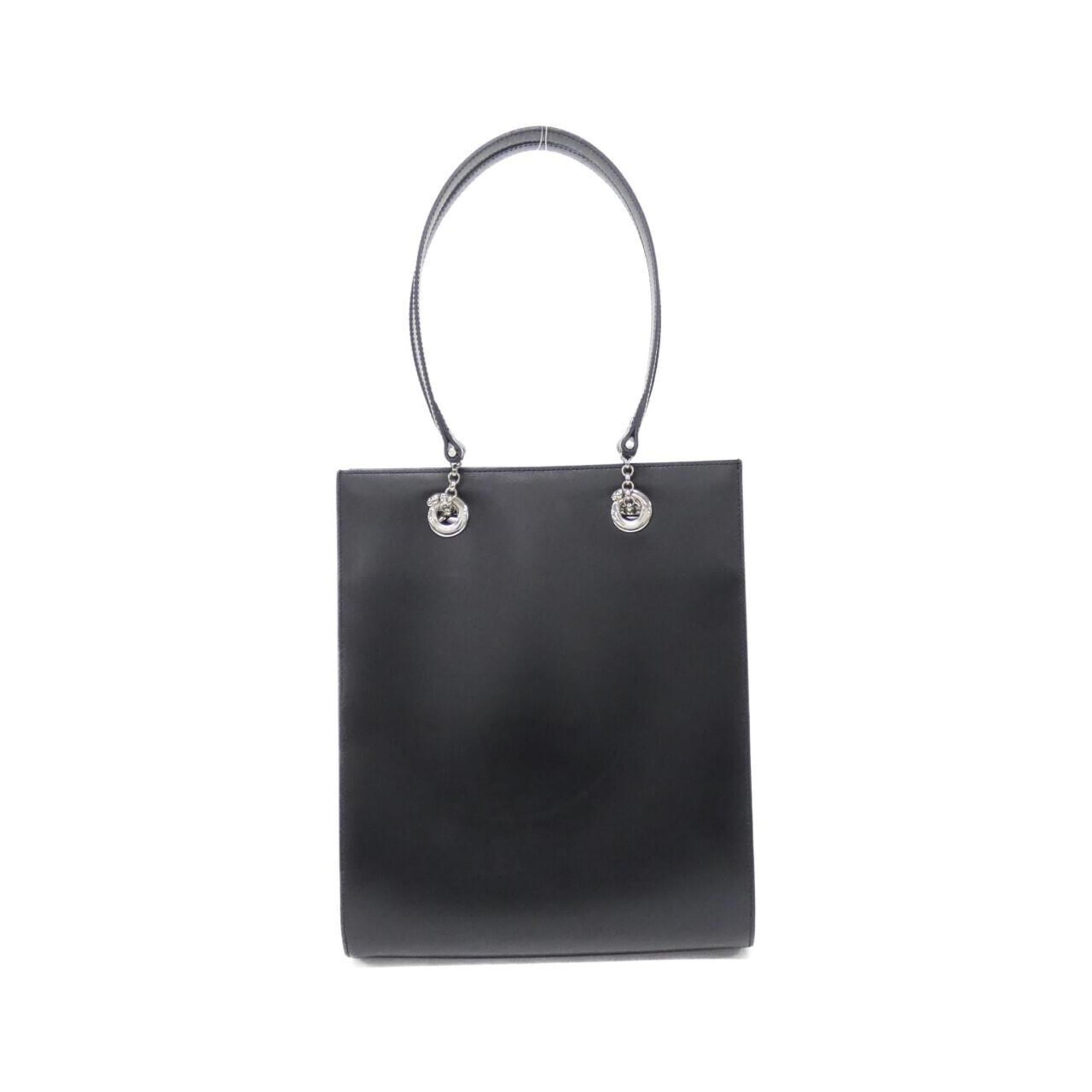 Cartier Black Leather Handbag (Pre-Owned)