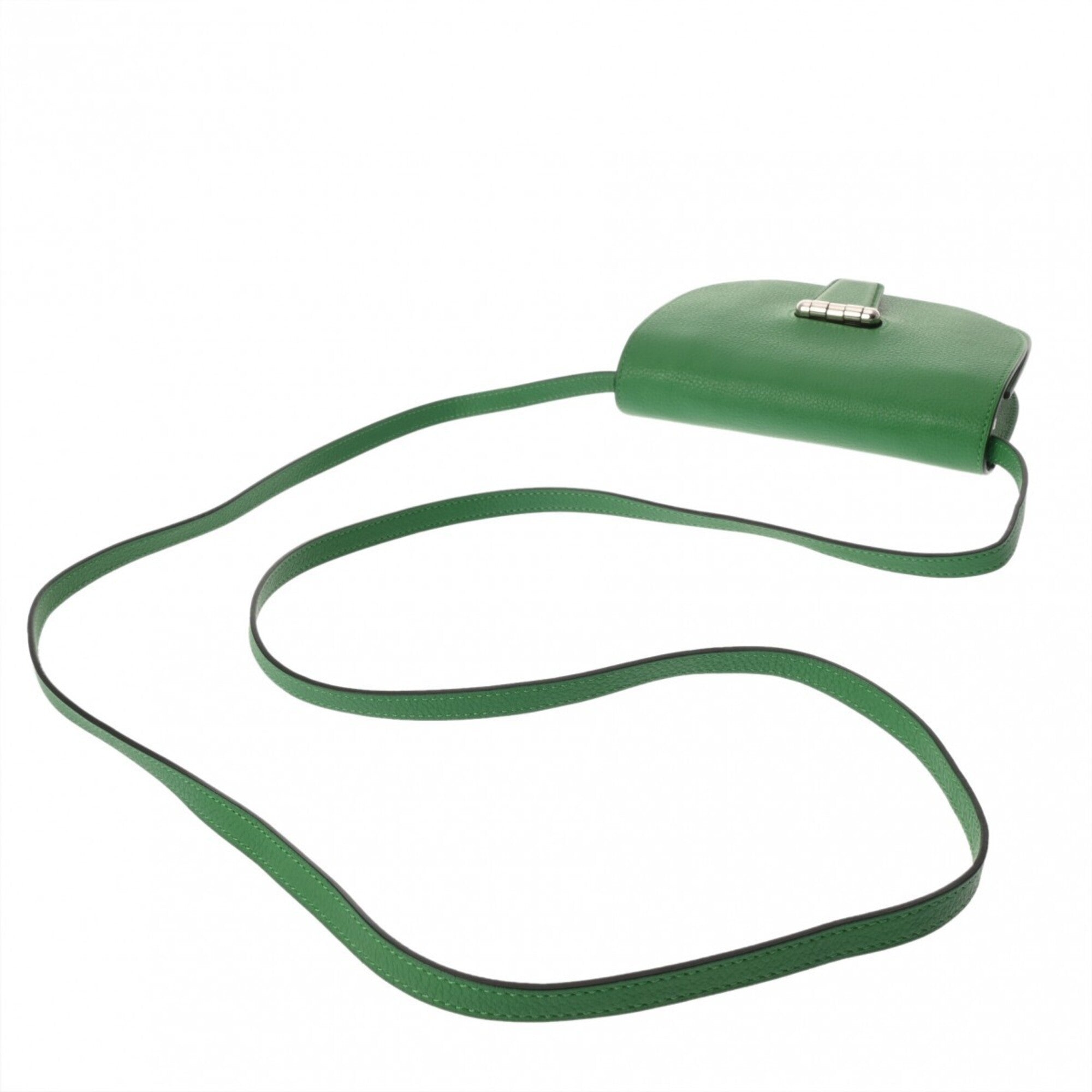 Hermes Bambou Evercalf Leather Shoulder Bag (Pre-Owned)