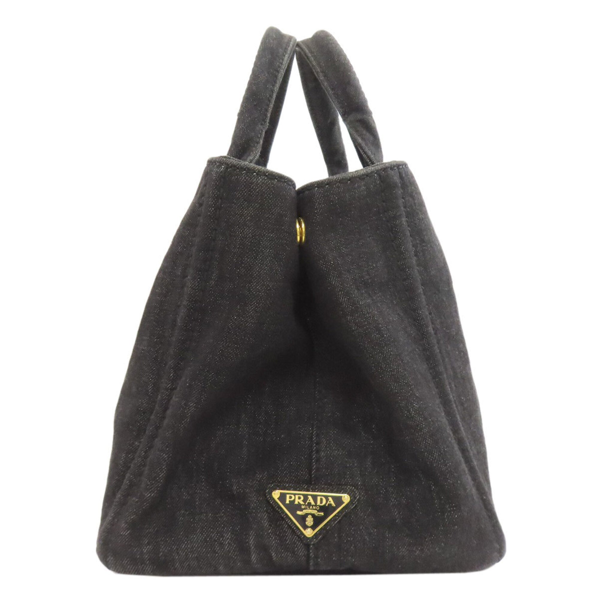 Prada Black Denim Handbag (Pre-Owned)