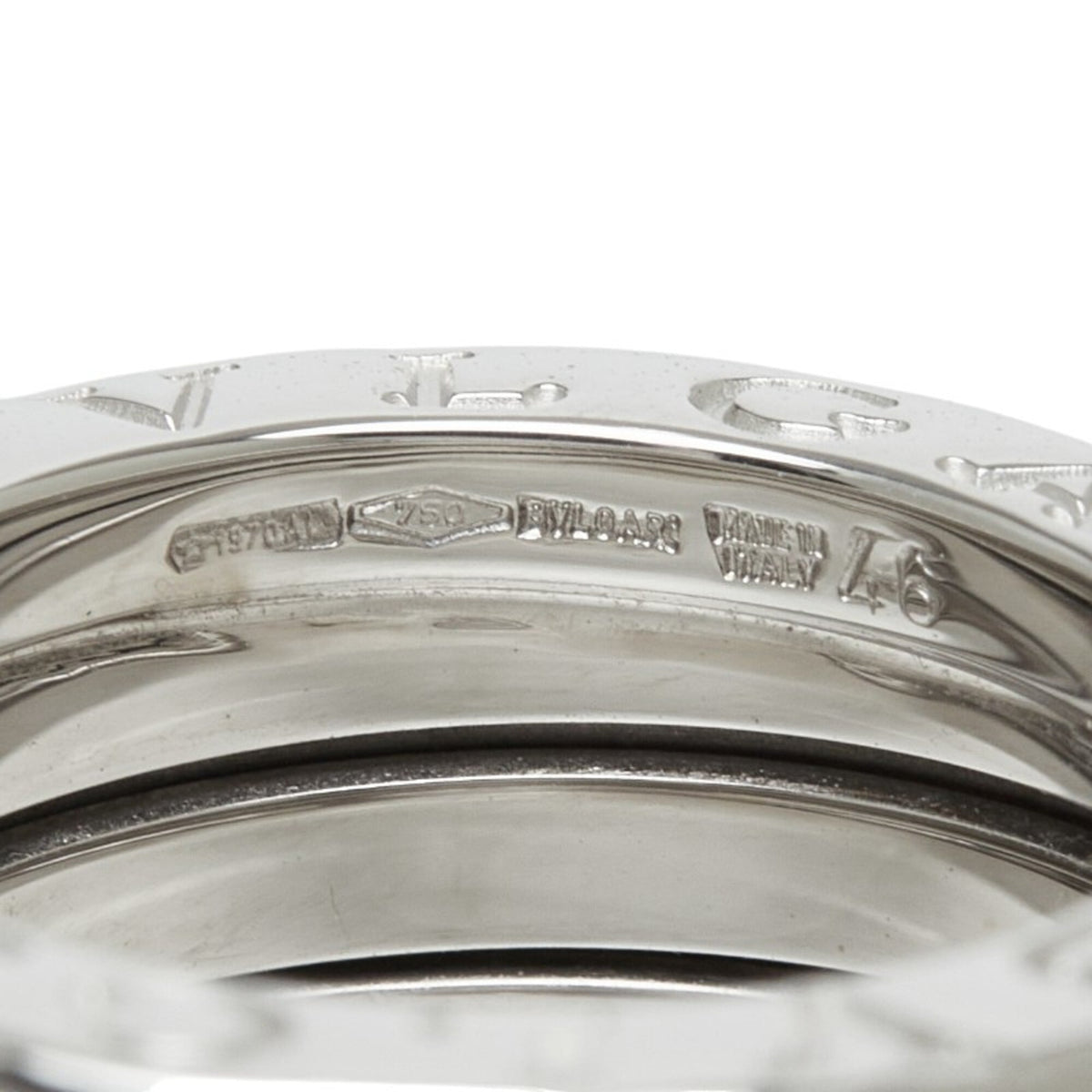 Bvlgari White Gold White Gold (18K) Band Ring (Pre-Owned)