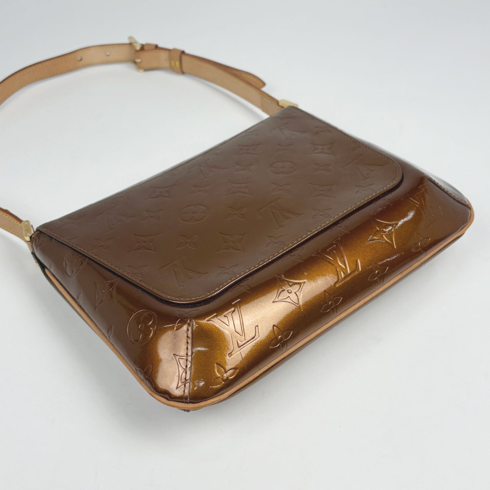 Louis Vuitton Bronze Monogram Vernis Shoulder Bag (Pre-Owned)