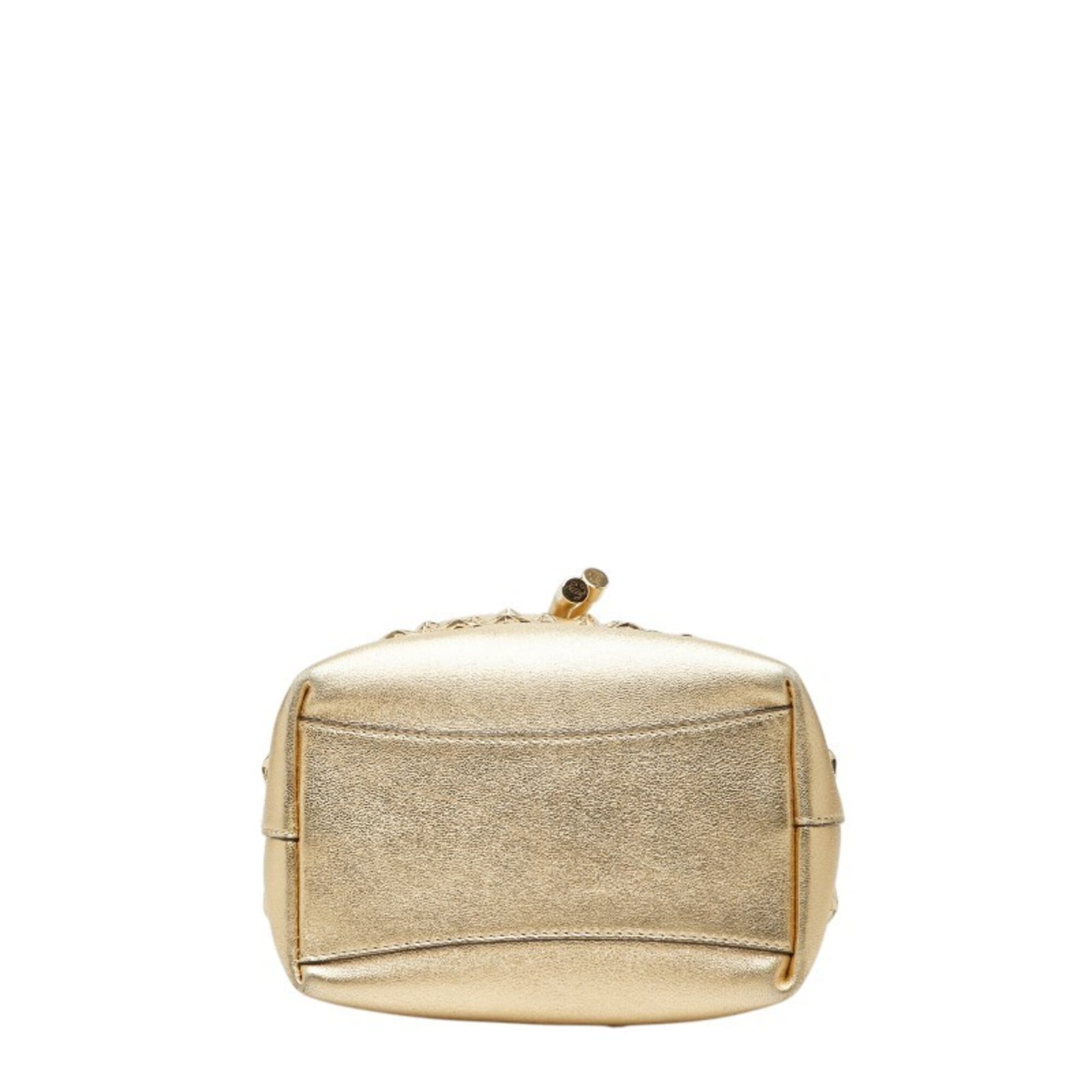 Jimmy Choo Leather Handbag Shoulder Bag (Pre-Owned)