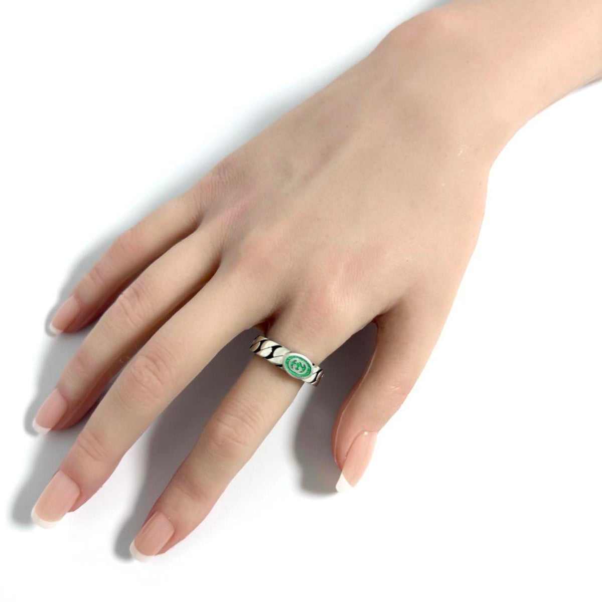 Gucci Silver 925 Band Ring (Pre-Owned)