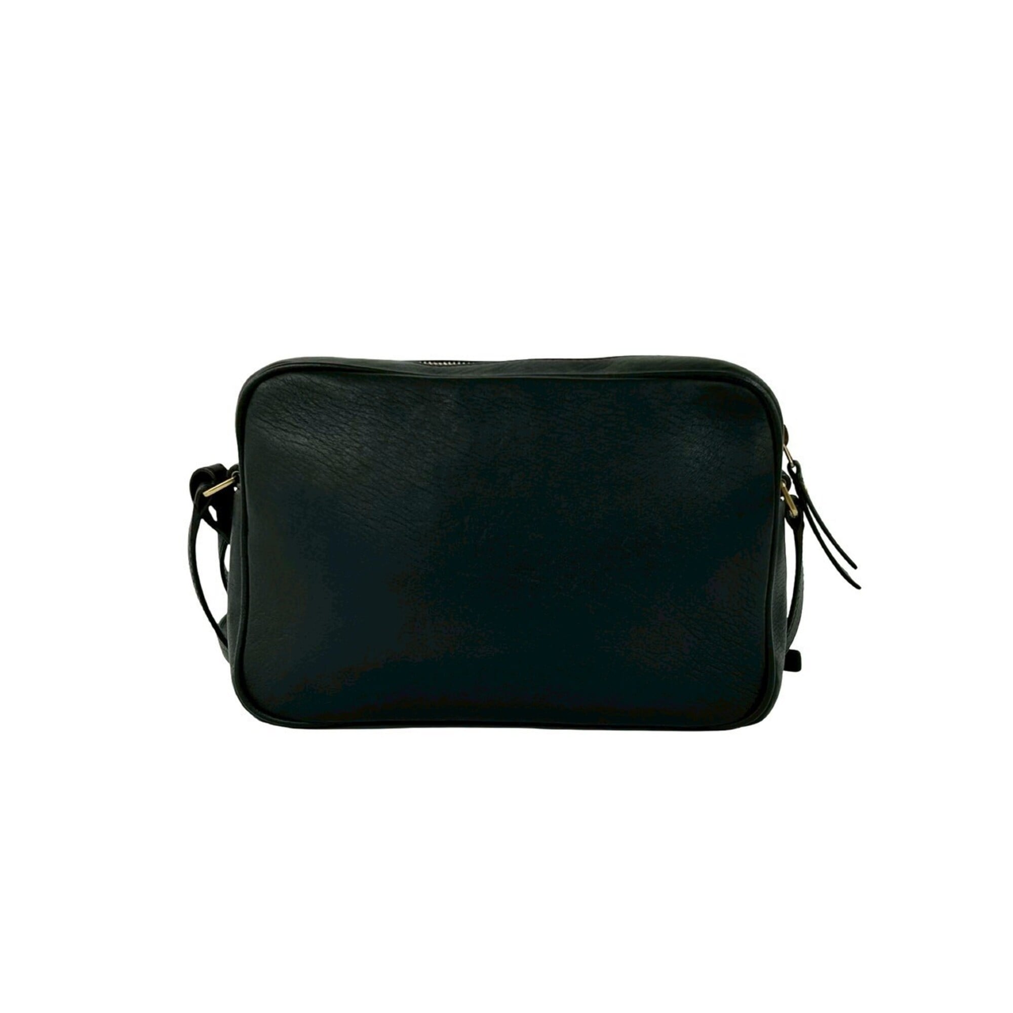 Saint Laurent Black Leather Pochette Shoulder Bag (Pre-Owned)
