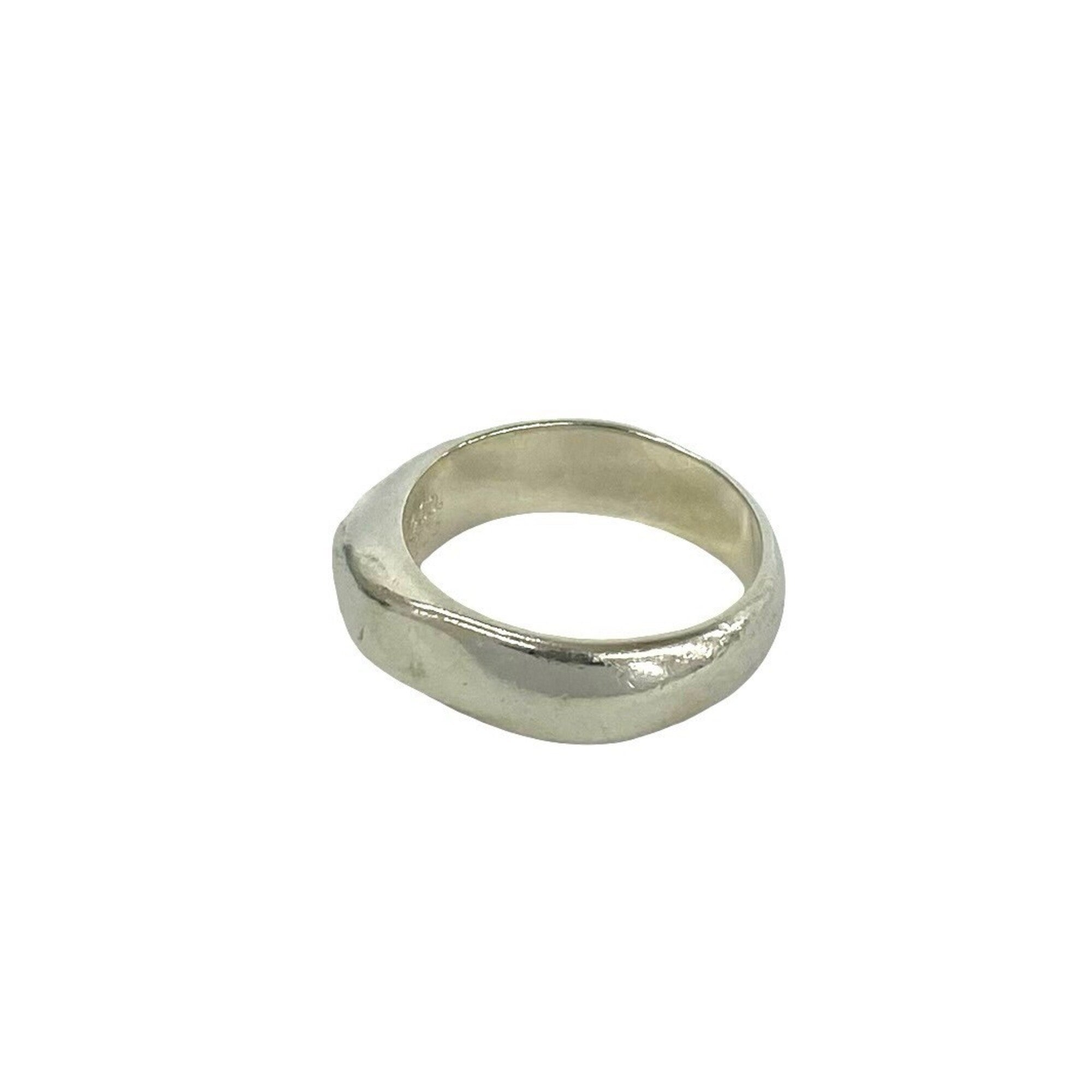 Tiffany Silver Silver 925 Band Ring (Pre-Owned)