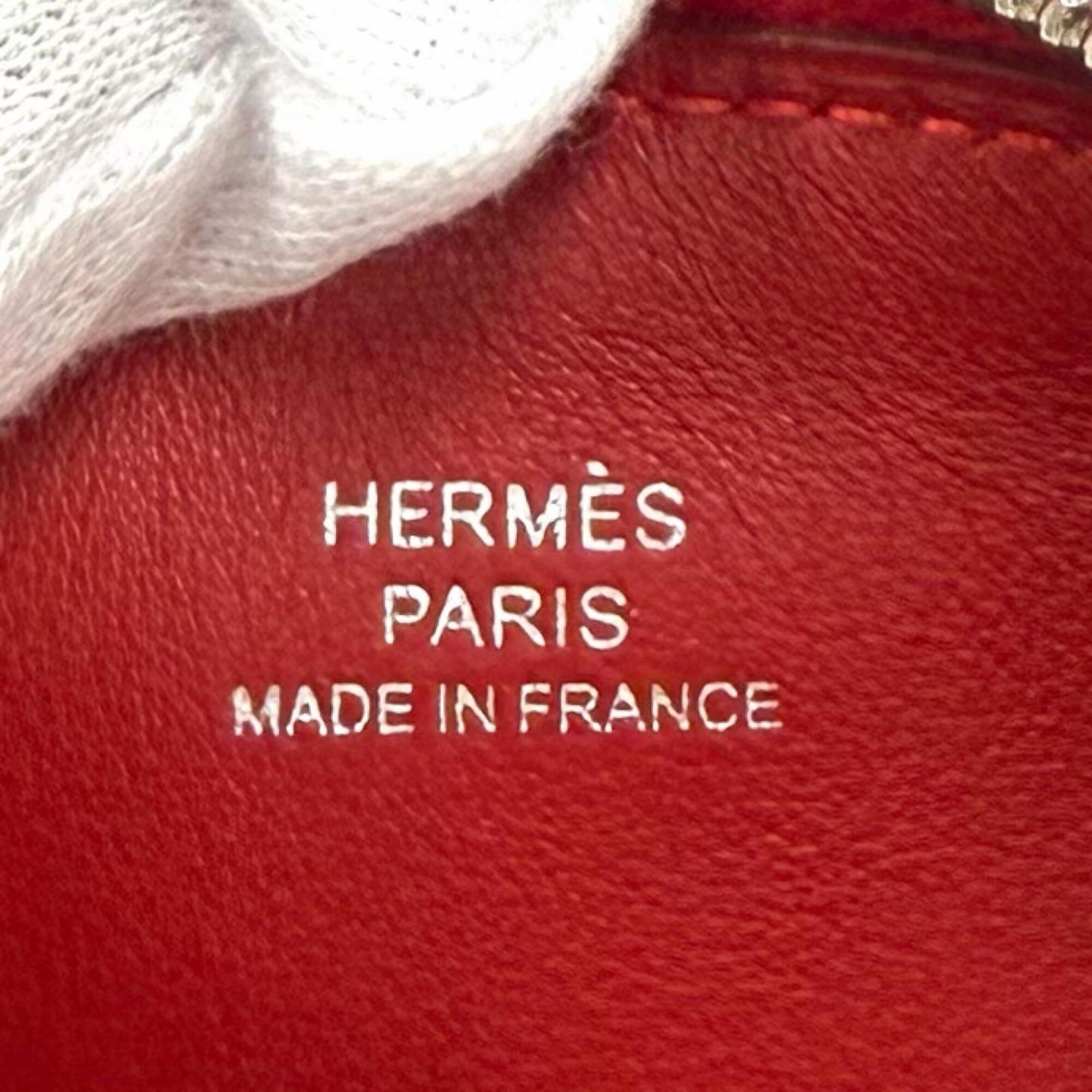 Hermes Pink Swift Leather Pouch (Pre-Owned)