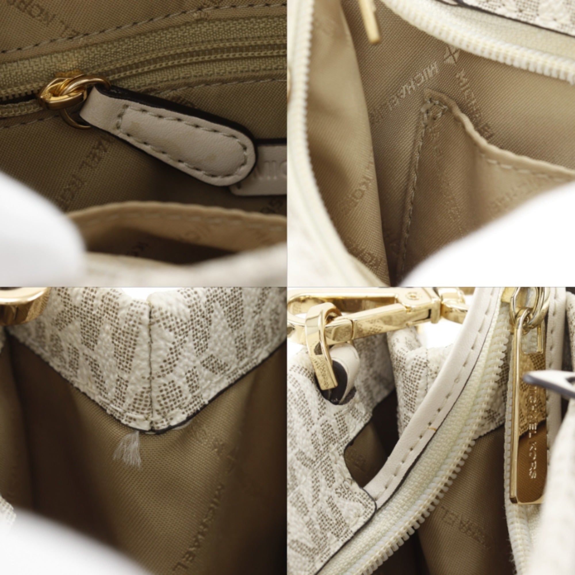 Michael Kors White Pvc Handbag (Pre-Owned)
