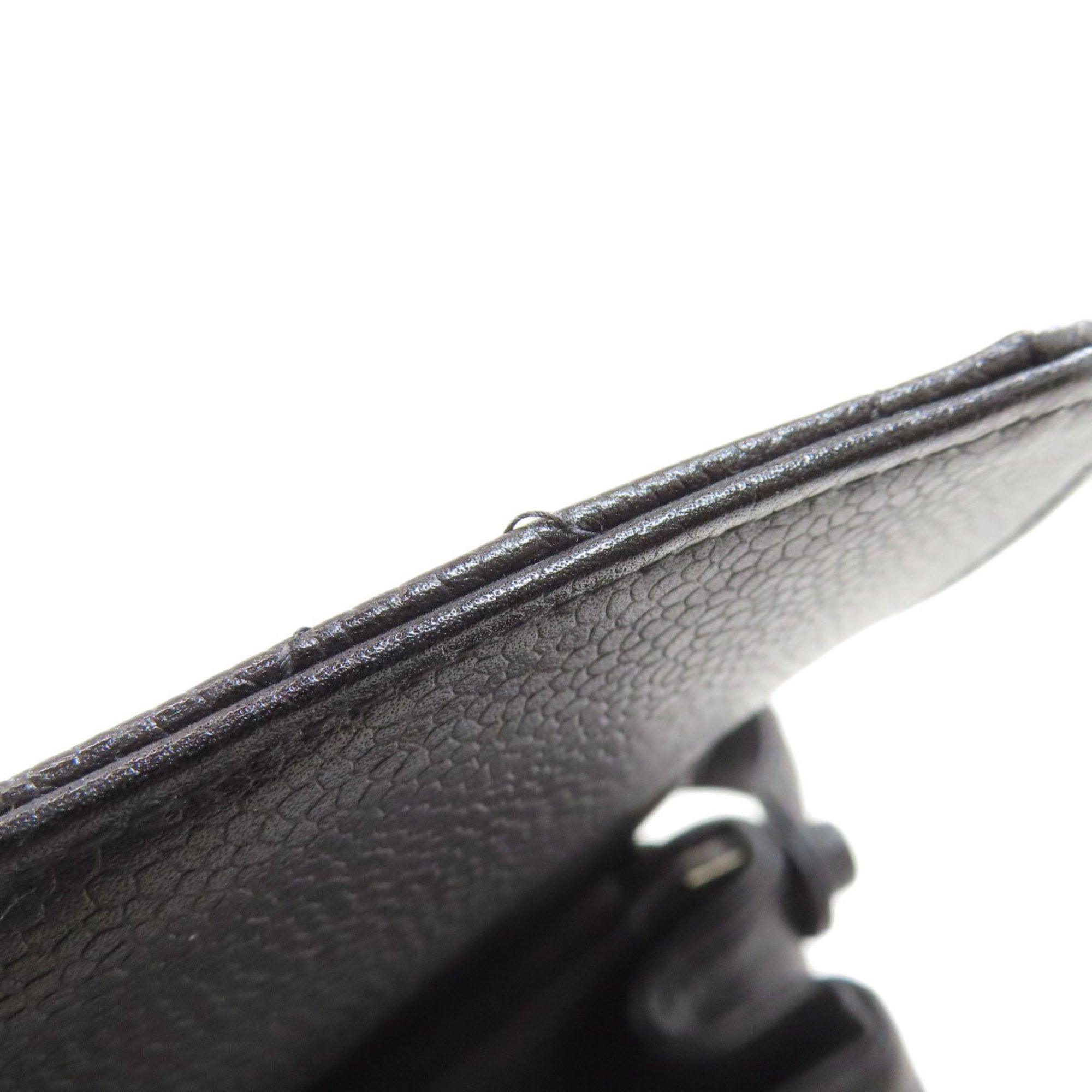 Chanel Black Leather Handbag (Pre-Owned)
