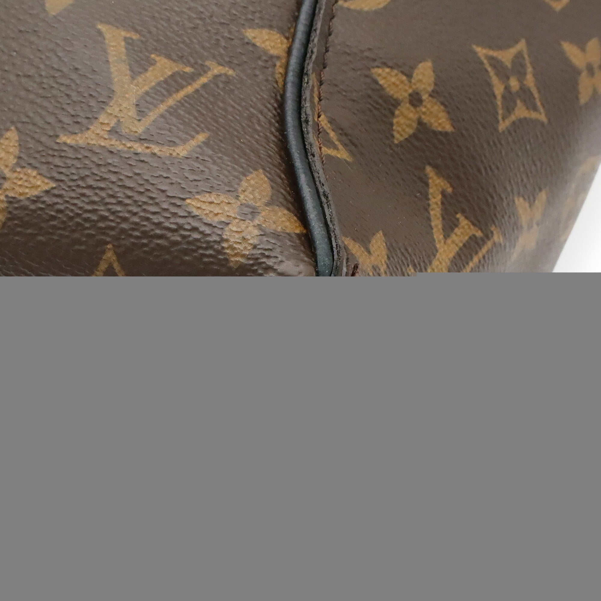 Louis Vuitton Noir Monogram Canvas Handbag Shoulder Bag (Pre-Owned)