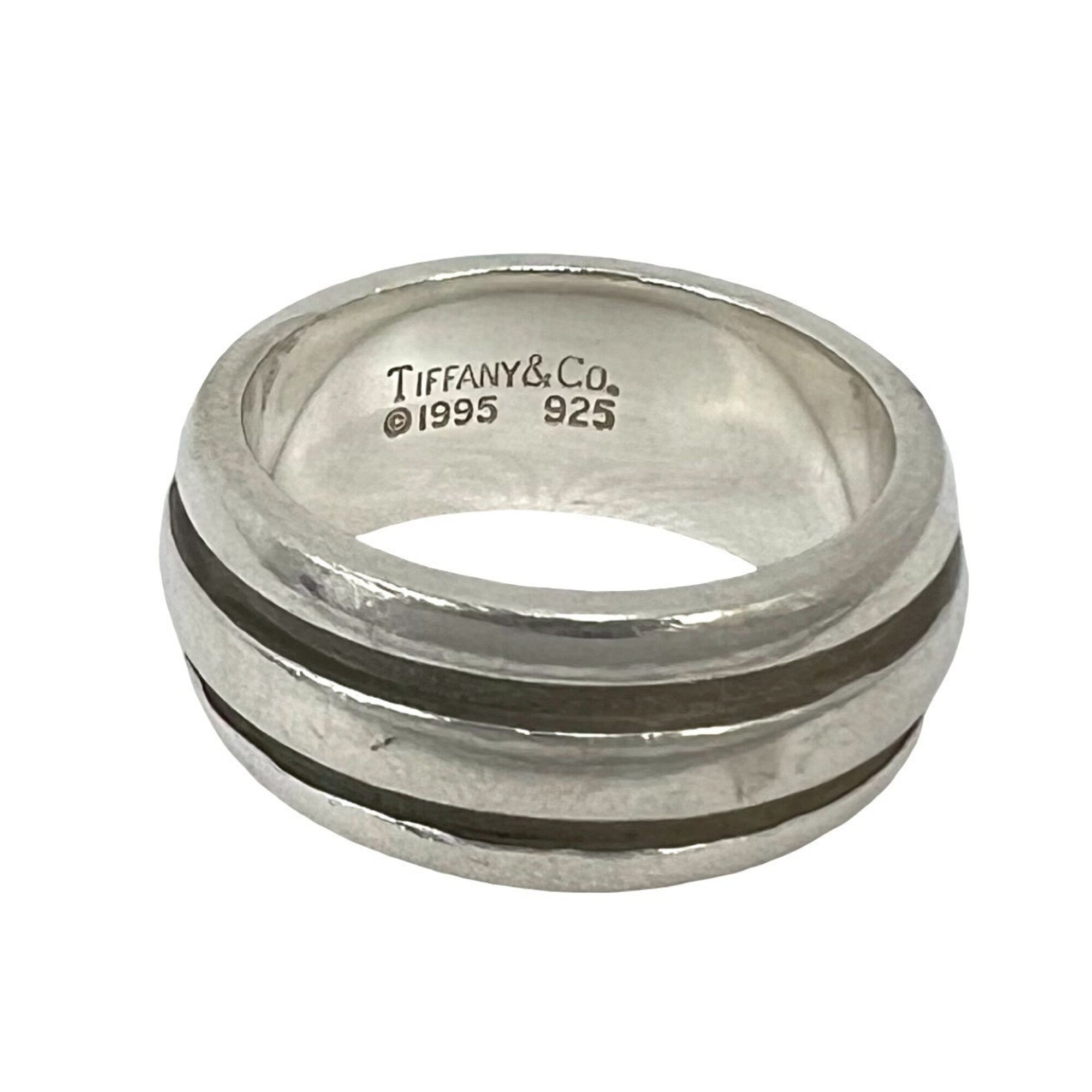 Tiffany Silver Silver 925 Band Ring (Pre-Owned)
