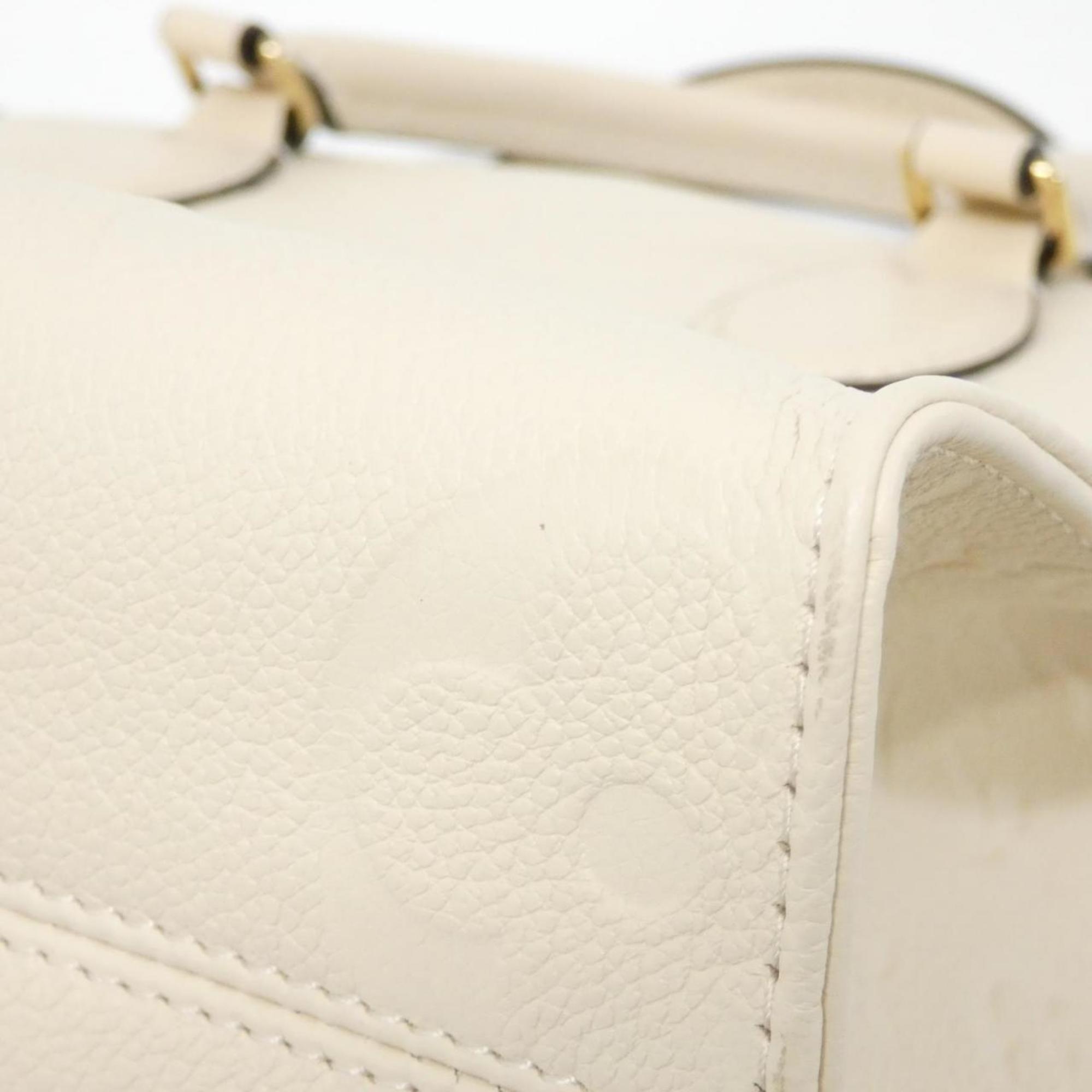 Louis Vuitton Beige Leather Handbag (Pre-Owned)