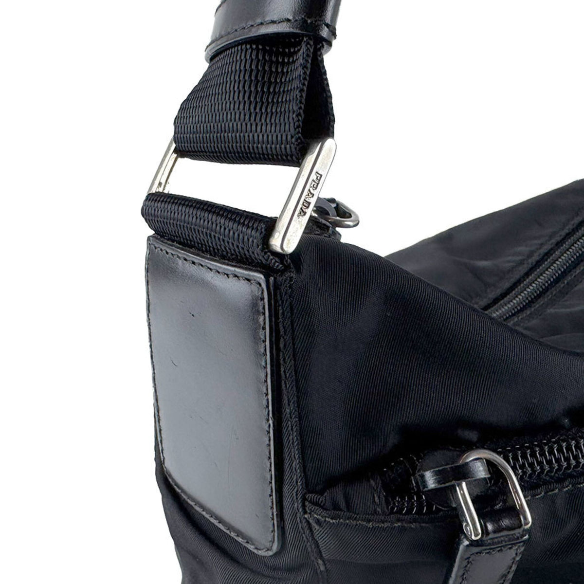 Prada Black Nylon Shoulder Bag (Pre-Owned)