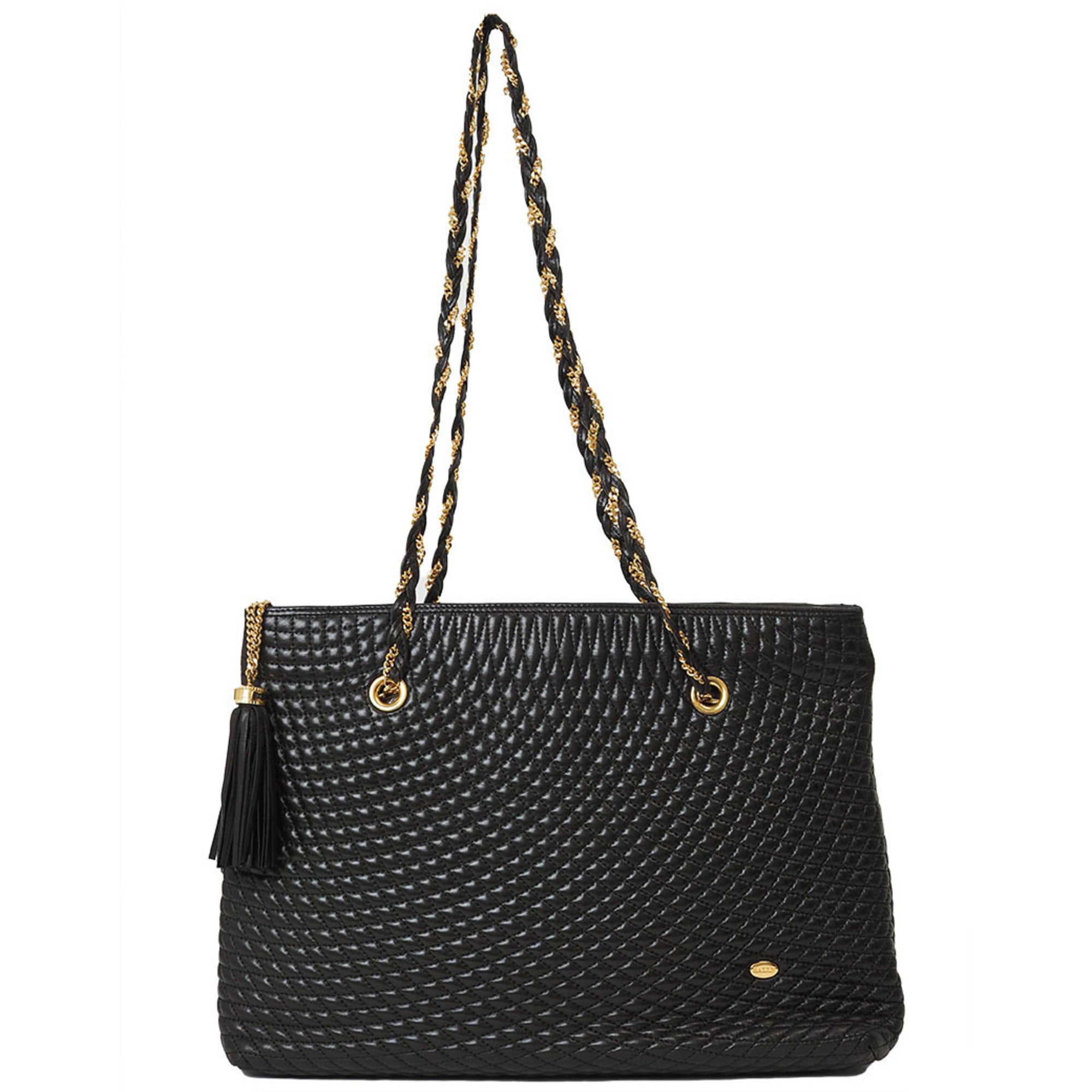 Bally Black Leather Shoulder Bag (Pre-Owned)