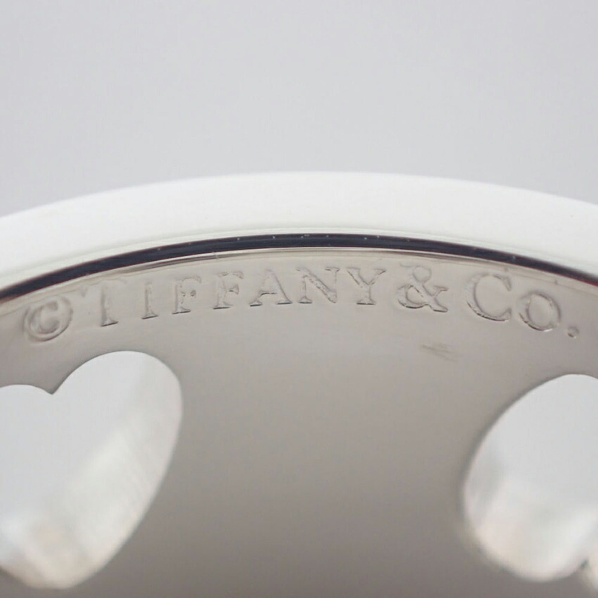 Tiffany Sterling Silver 925 Band Ring (Pre-Owned)