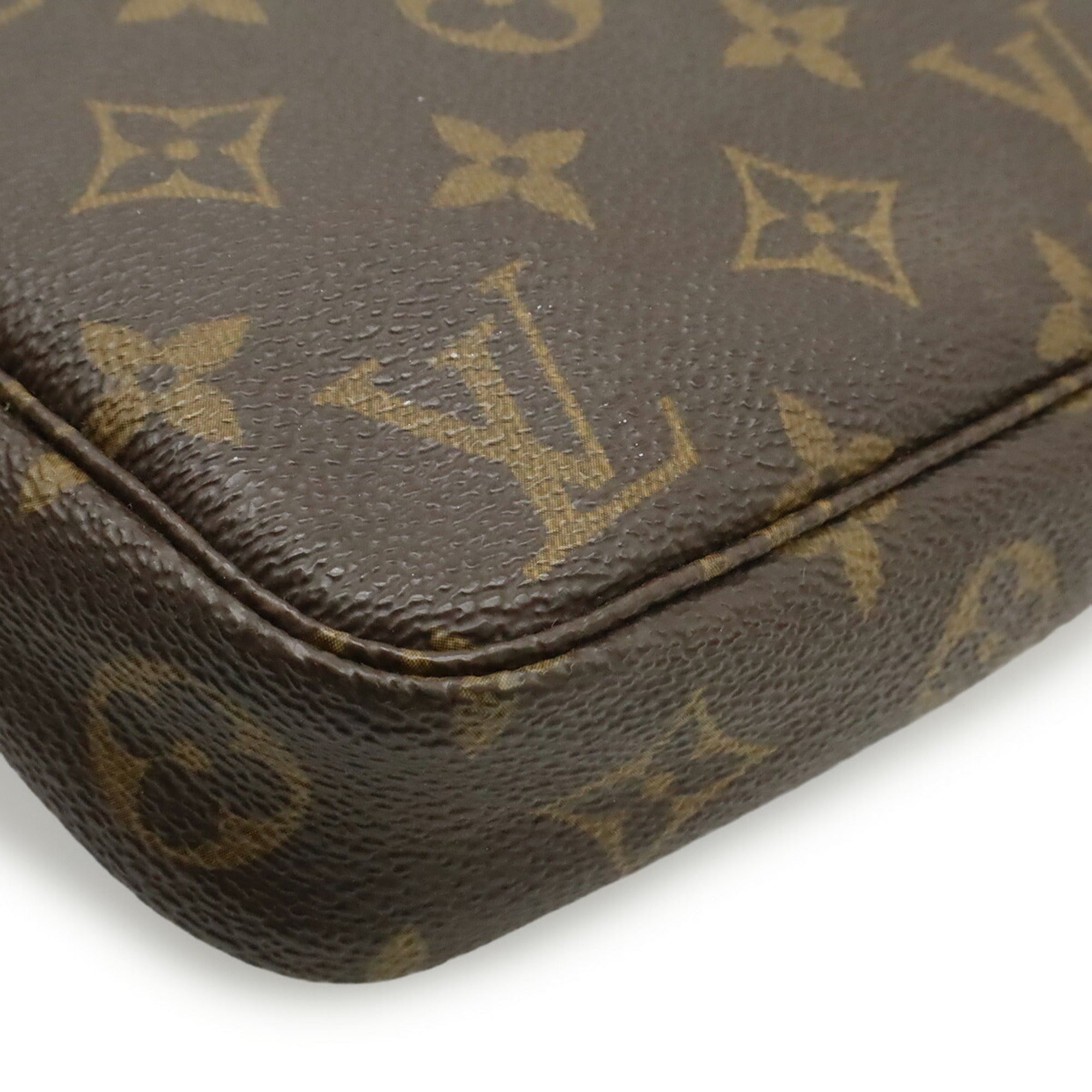 Louis Vuitton Monogram Brown Monogram Handbag Pochette (Pre-Owned)