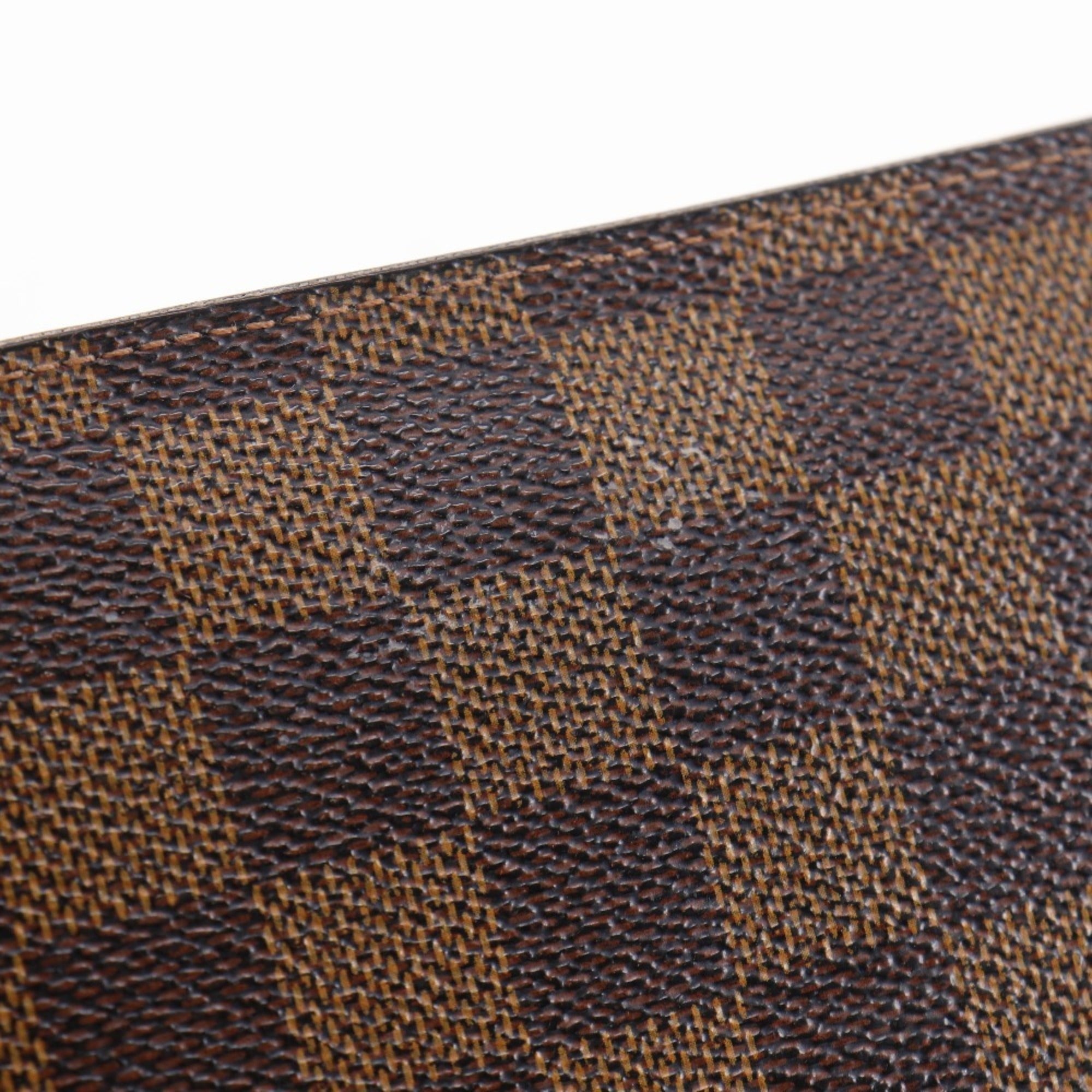 Louis Vuitton Brown Damier Canvas Long Wallet (Bi-Fold) (Pre-Owned)