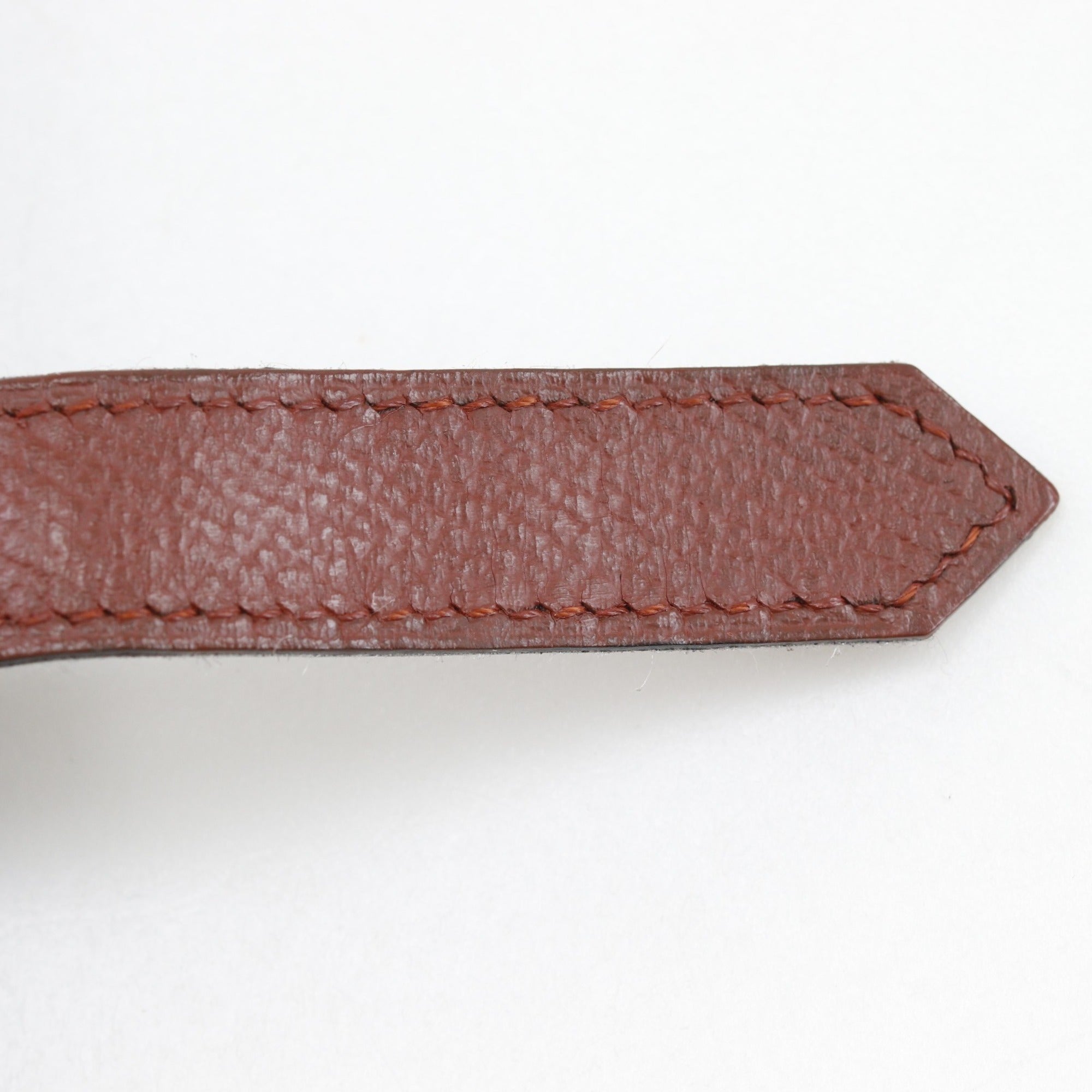 Hermes Bicolor Brown Epsom Leather Long Wallet (Bi-Fold) (Pre-Owned)