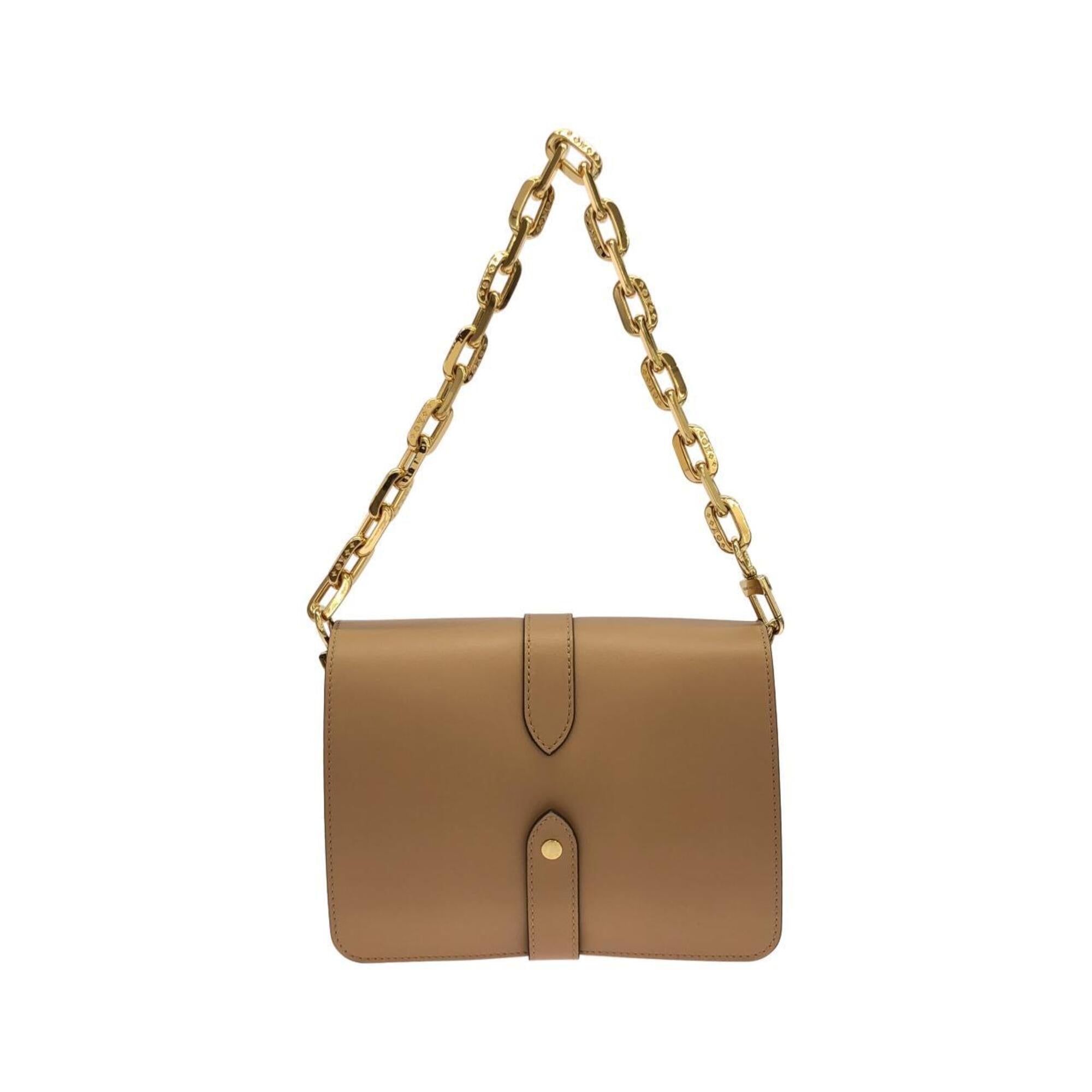 Louis Vuitton Brown Camel Leather Shoulder Bag (Pre-Owned)