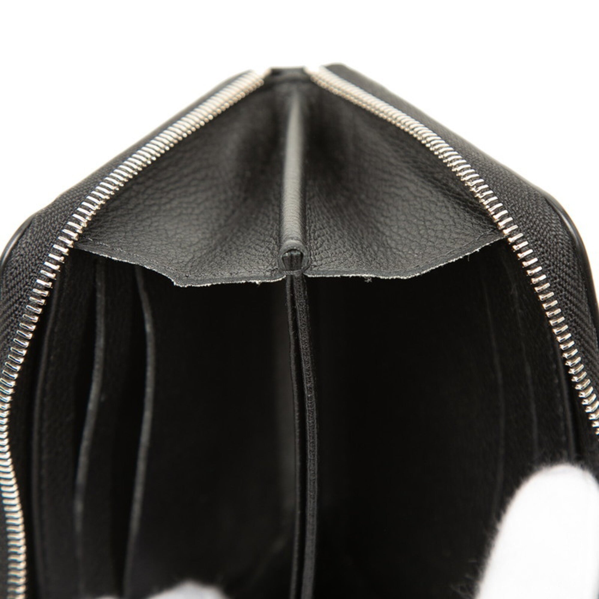 Louis Vuitton Black Noir Leather Coin Purse/Coin Case (Pre-Owned)