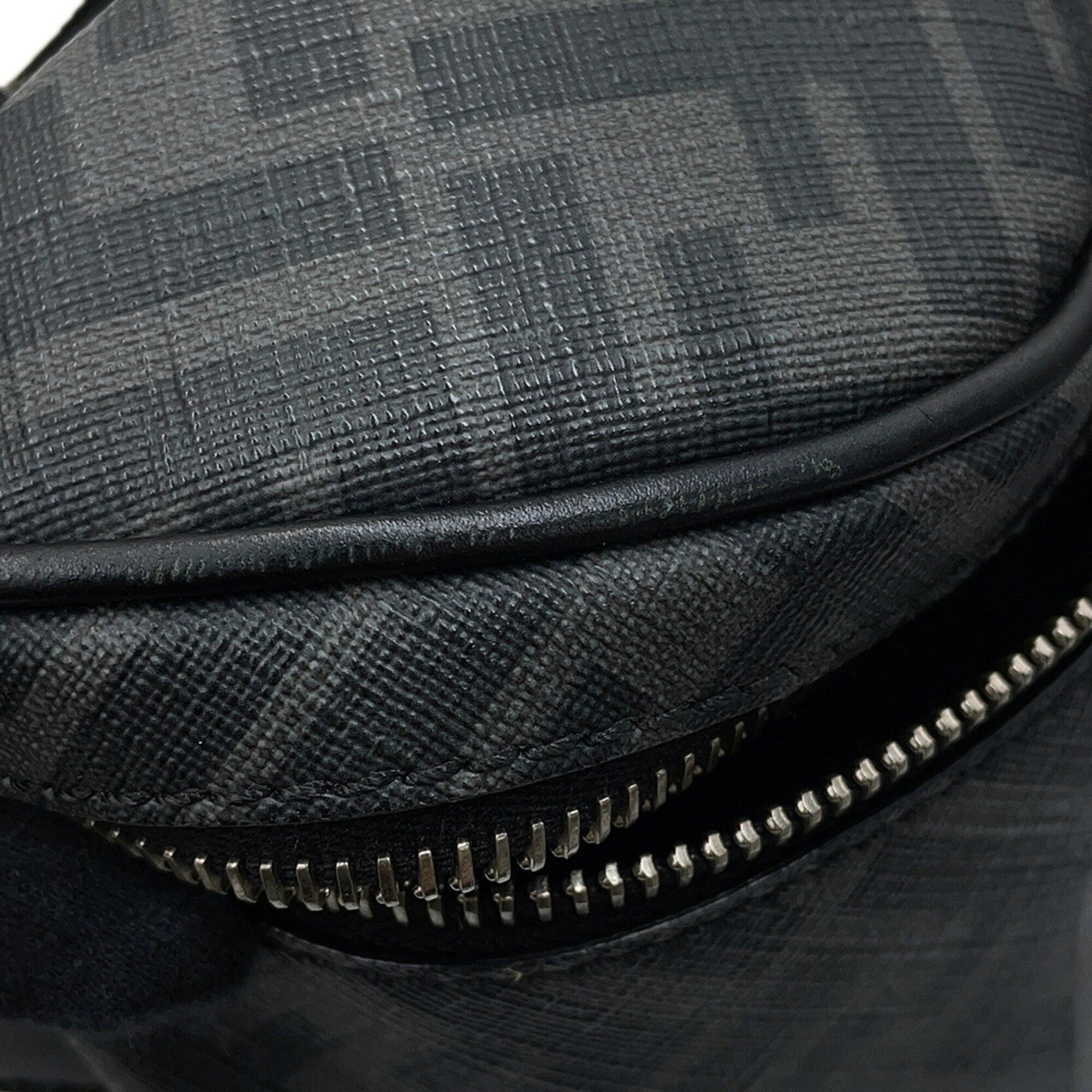 Fendi Zucca Gray Pvc Handbag Sling Bag (Pre-Owned)