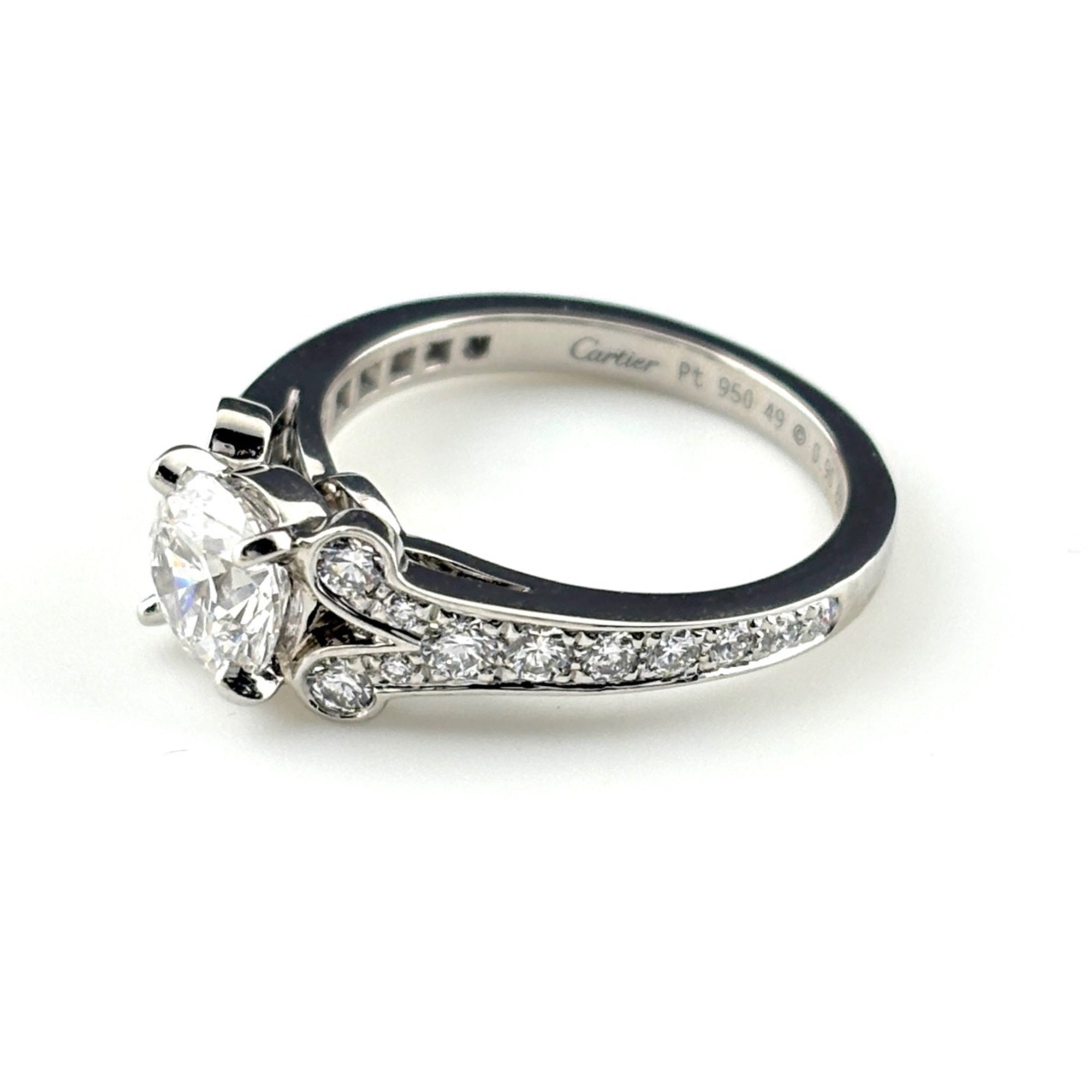 Cartier Platinum 950 Band Ring (Pre-Owned)