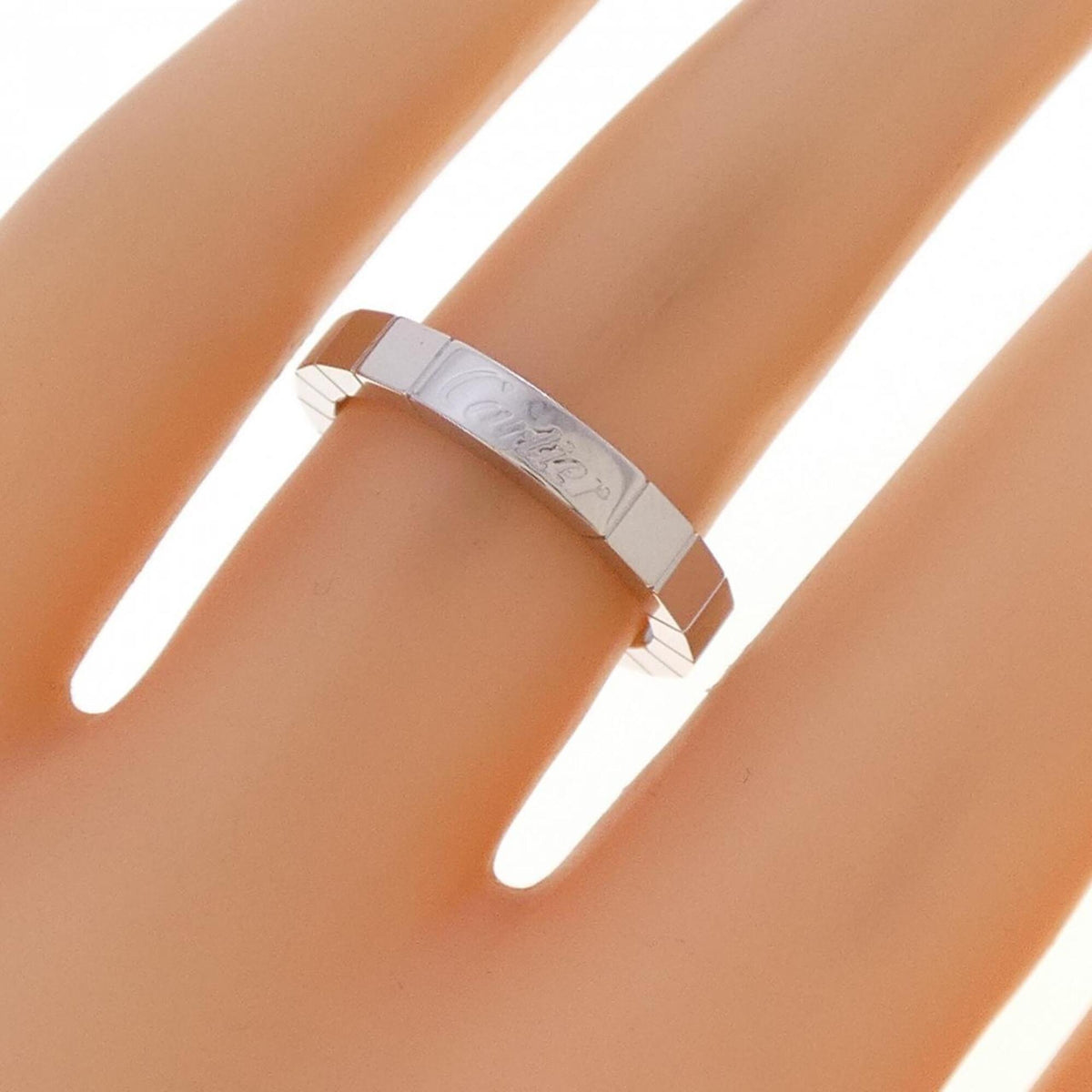 Cartier White Gold White Gold (18K) Band Ring (Pre-Owned)