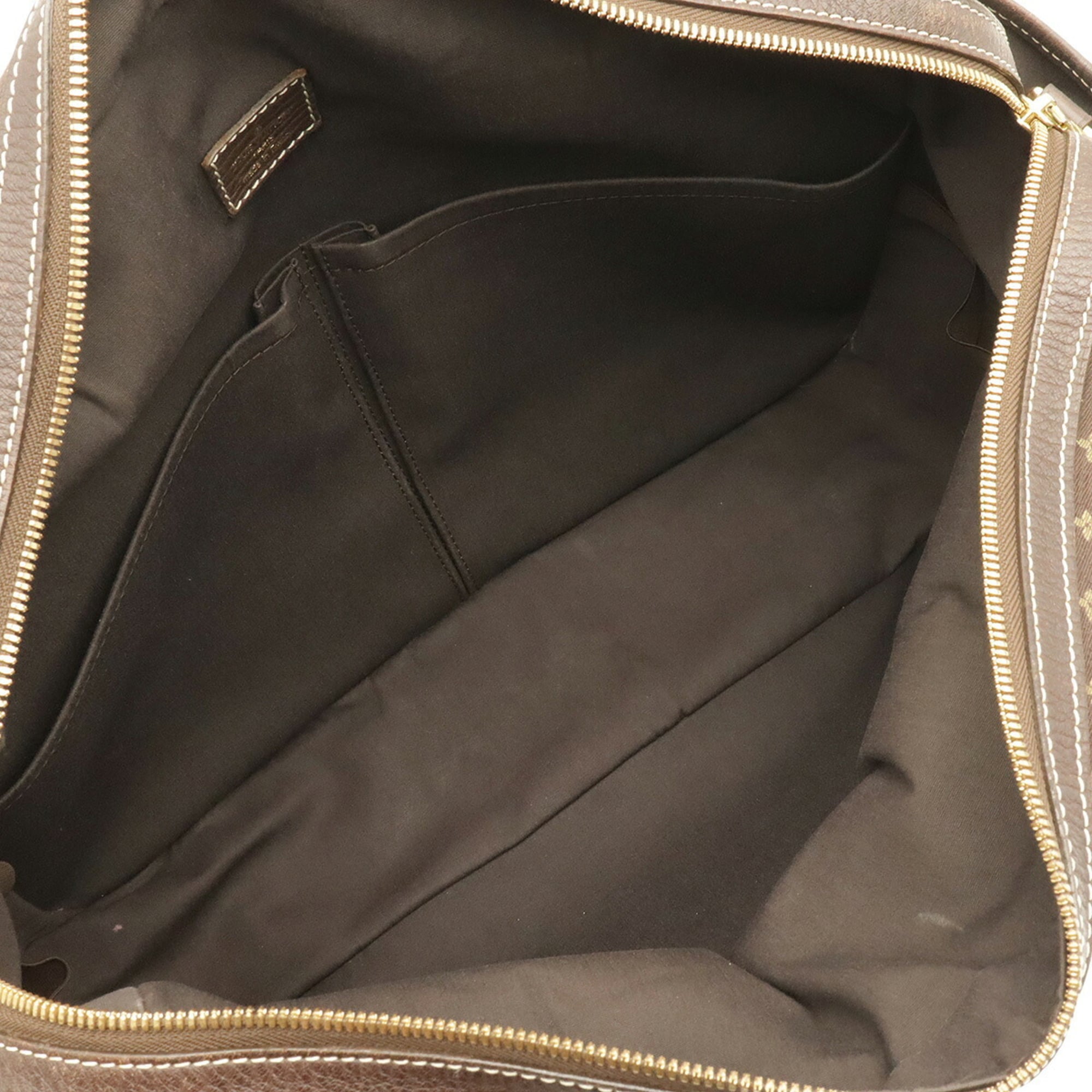 Louis Vuitton Ebene Canvas Leather Shoulder Bag Tote Bag (Pre-Owned)