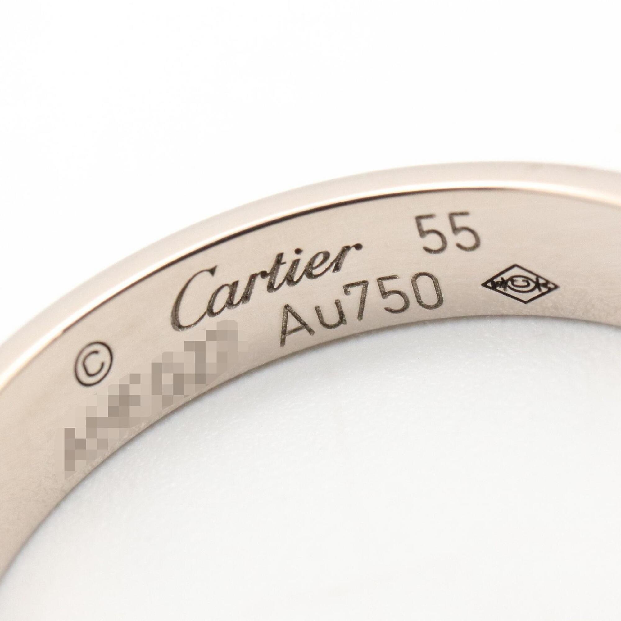 Cartier Silver White Gold (18K) Band Ring (Pre-Owned)