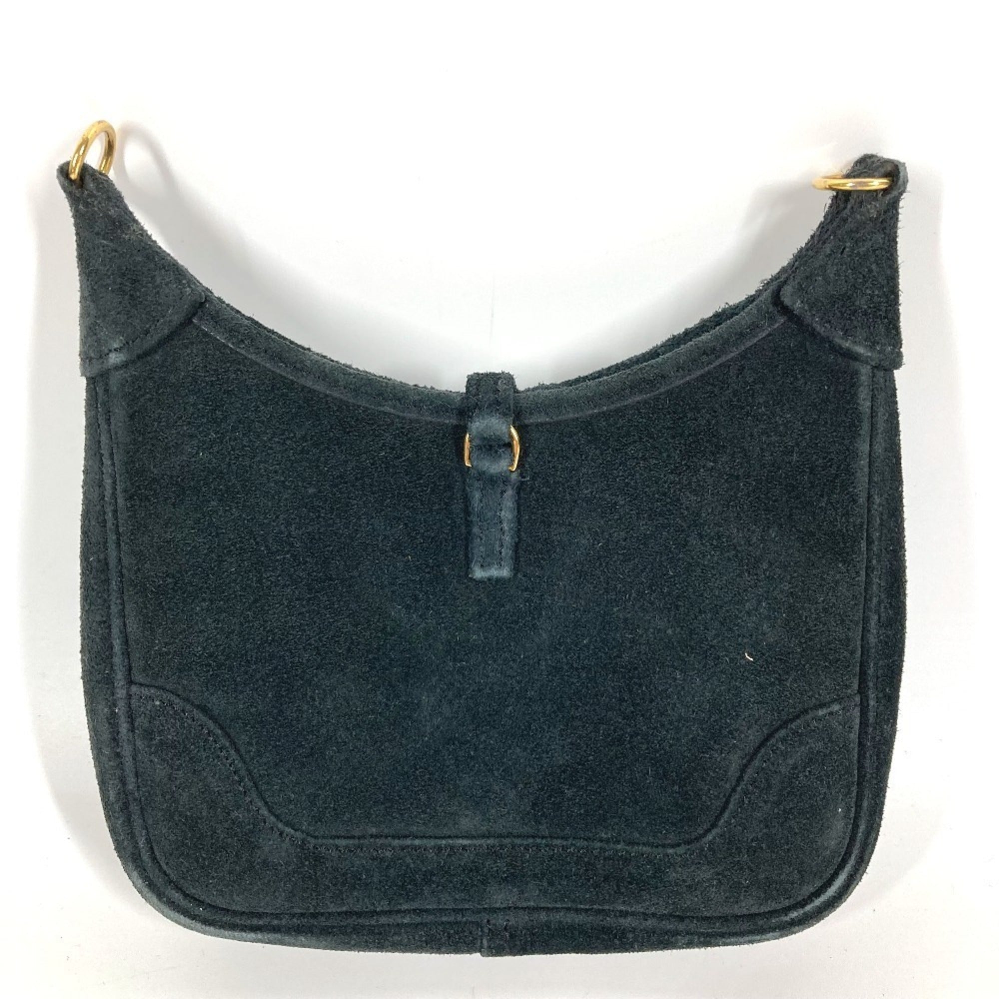 Hermes Trim Black Pochette Shoulder Bag (Pre-Owned)