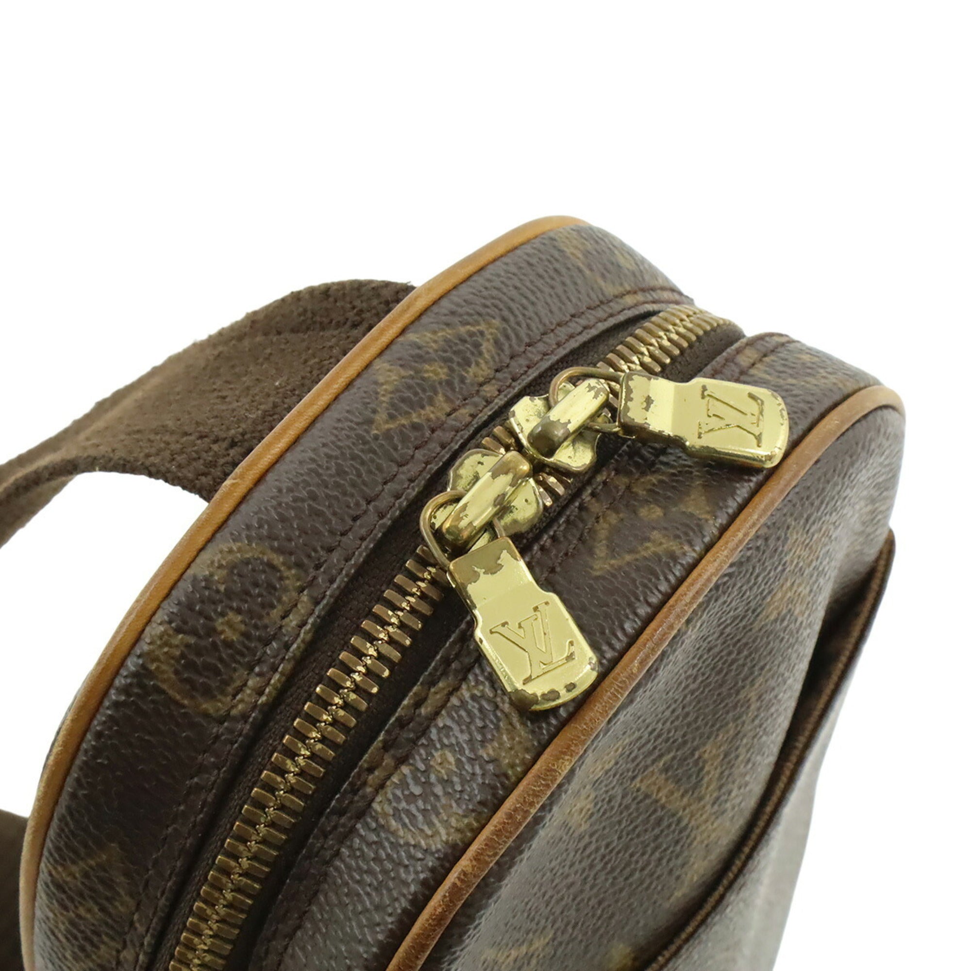 Louis Vuitton Black Brown Monogram Monogram Pochette (Pre-Owned)